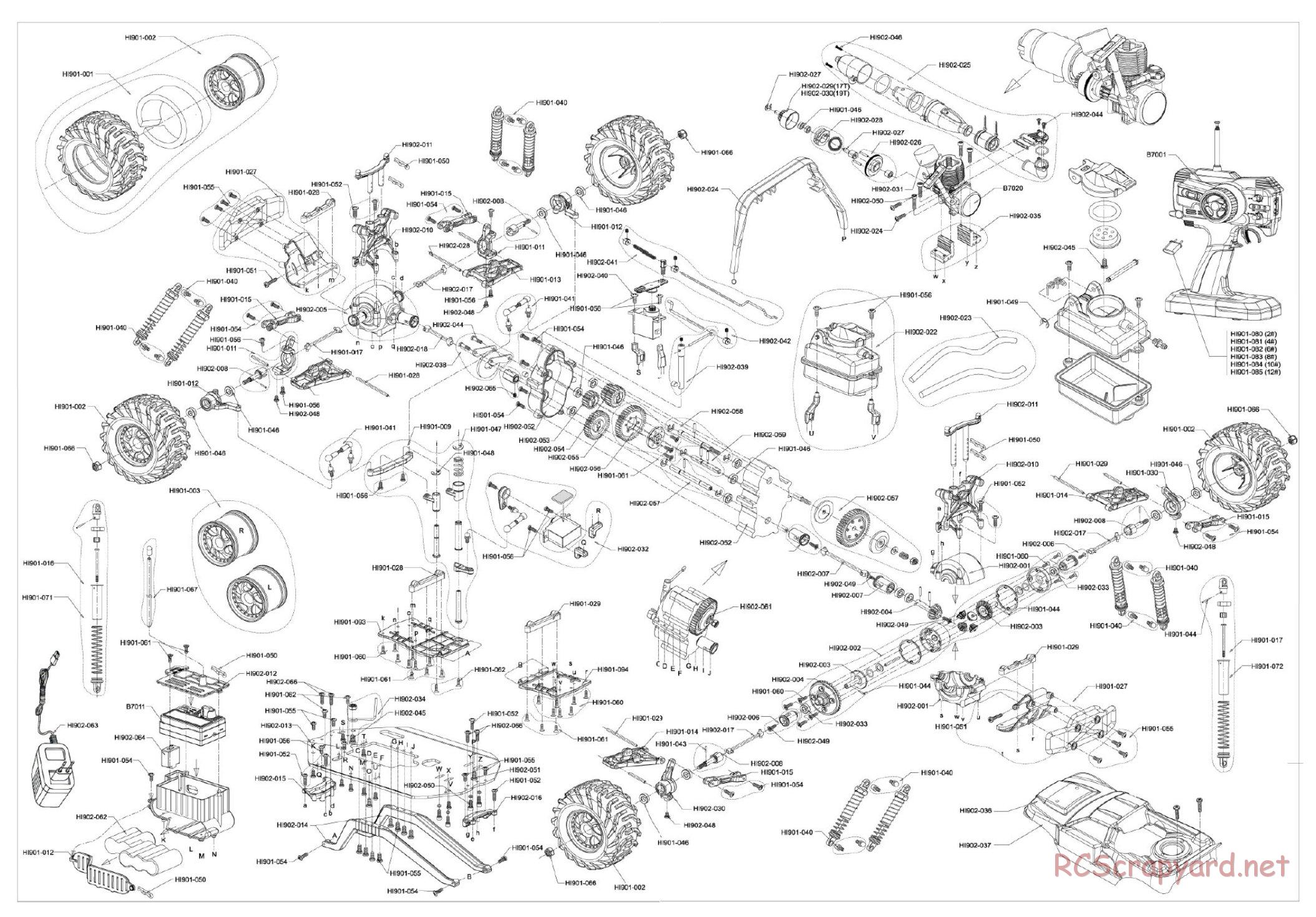 Himoto Racing - Megap Mini M Beetle - HI902T - Manual - Page 7