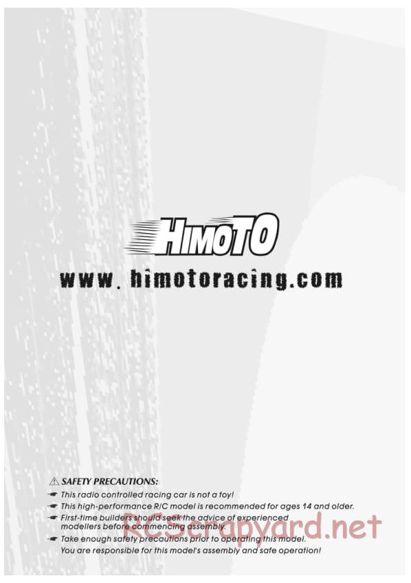 Himoto Racing - Megap Mini M Beetle - HI902T - Manual - Page 11