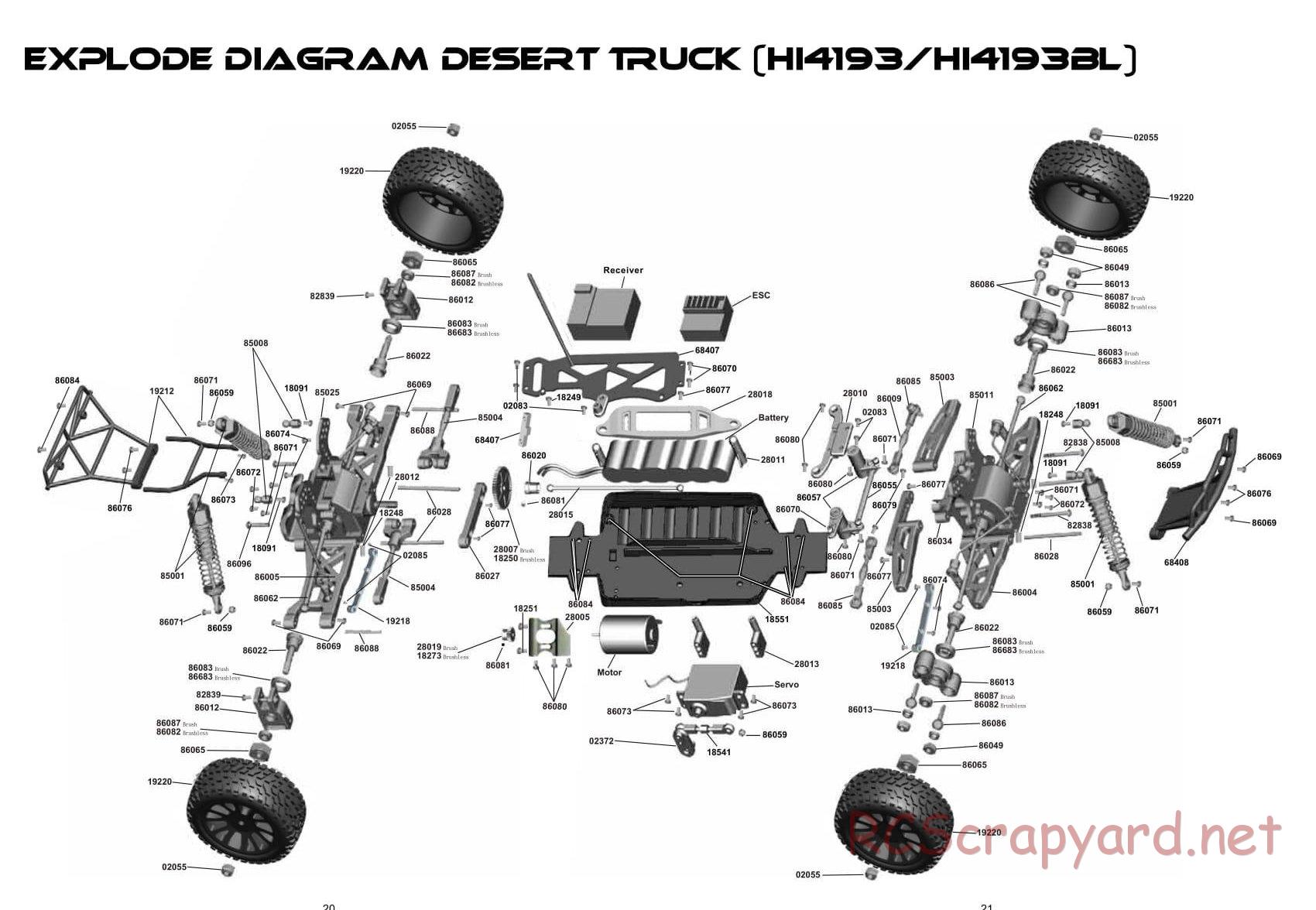 Himoto Racing - 1/16 4WD Electric Models - Manual - Page 17