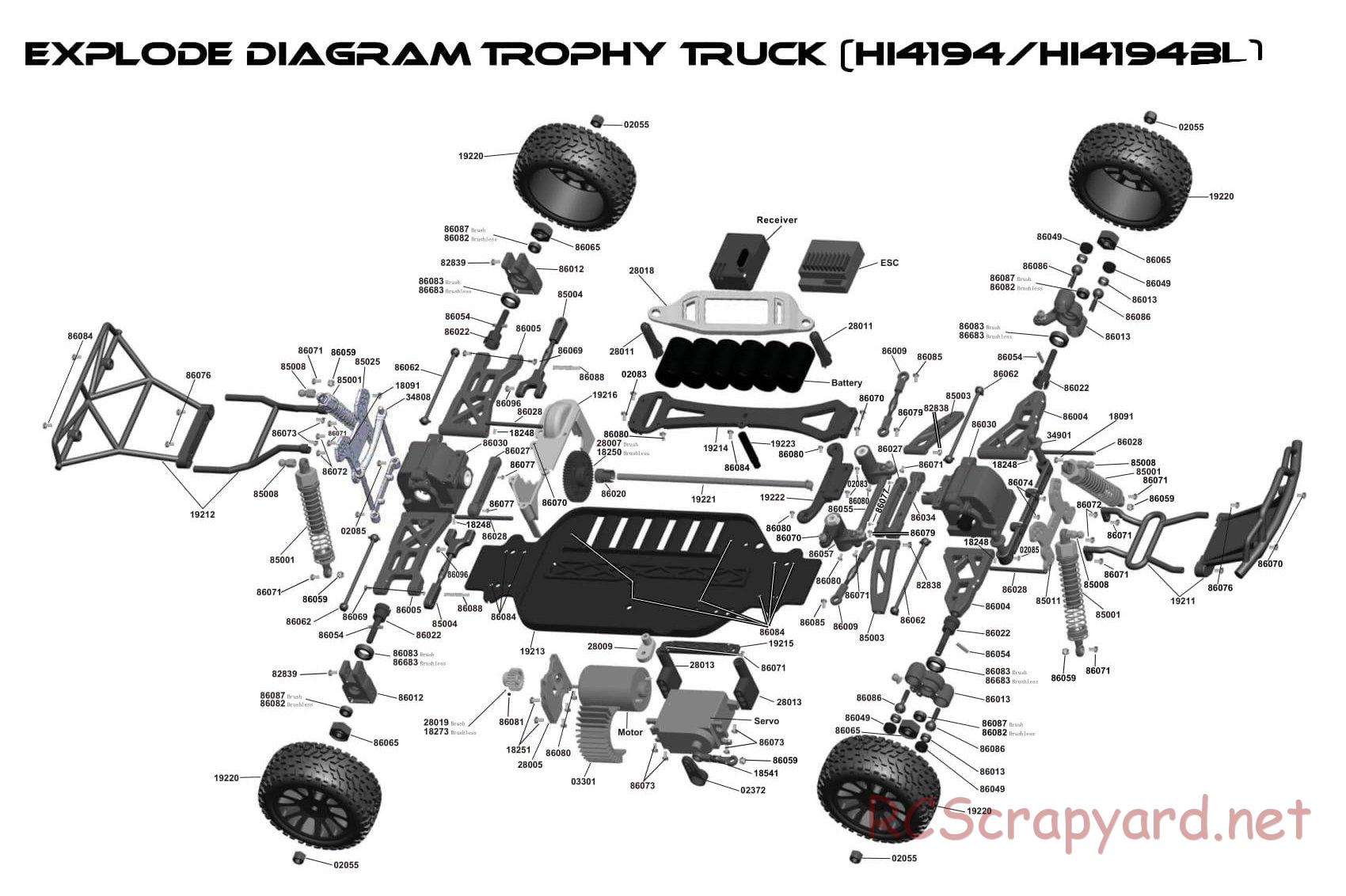 Himoto Racing - 1/16 4WD Electric Models - Manual - Page 19