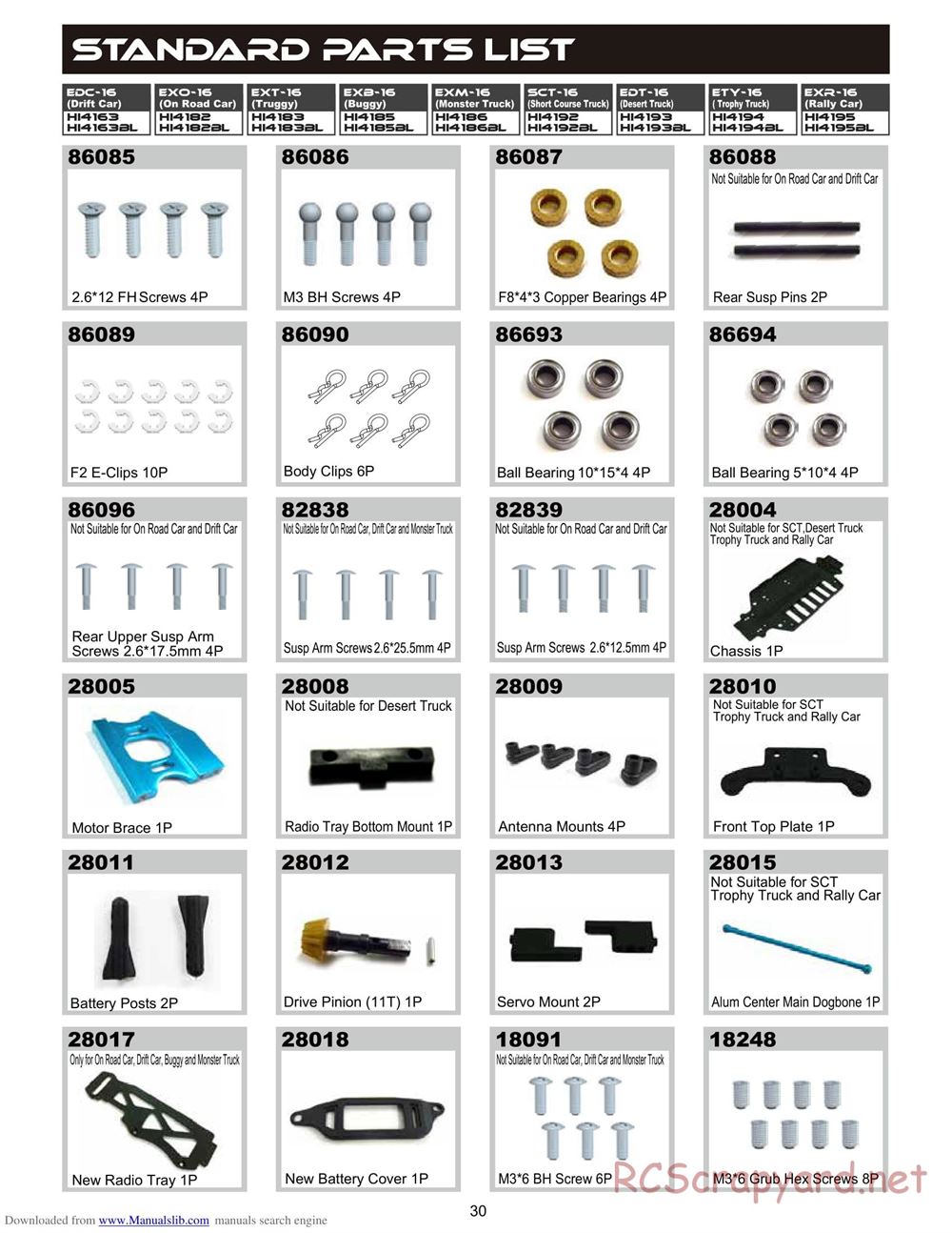 Himoto Racing - 1/16 4WD Electric Models - Manual - Page 23