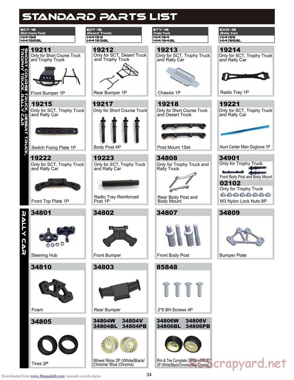 Himoto Racing - 1/16 4WD Electric Models - Manual - Page 27