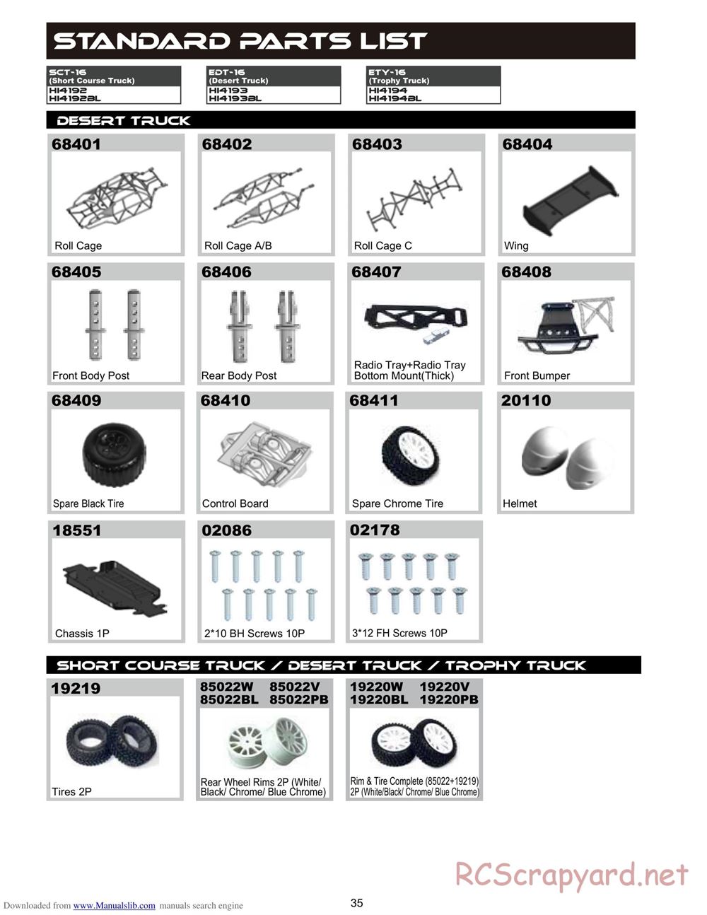 Himoto Racing - 1/16 4WD Electric Models - Manual - Page 28