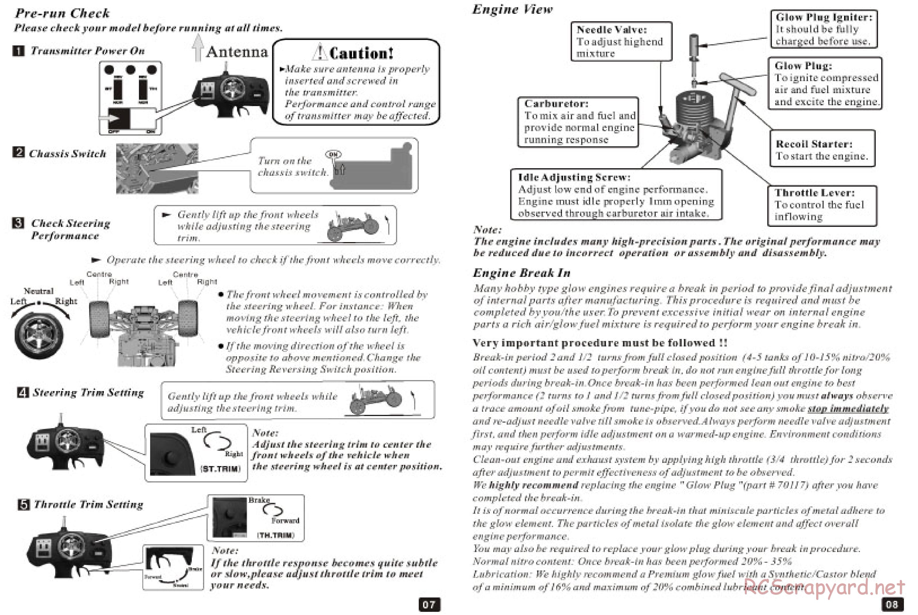 Himoto Racing - Mini Rattler RB1 - HI8116 - Manual - Page 5