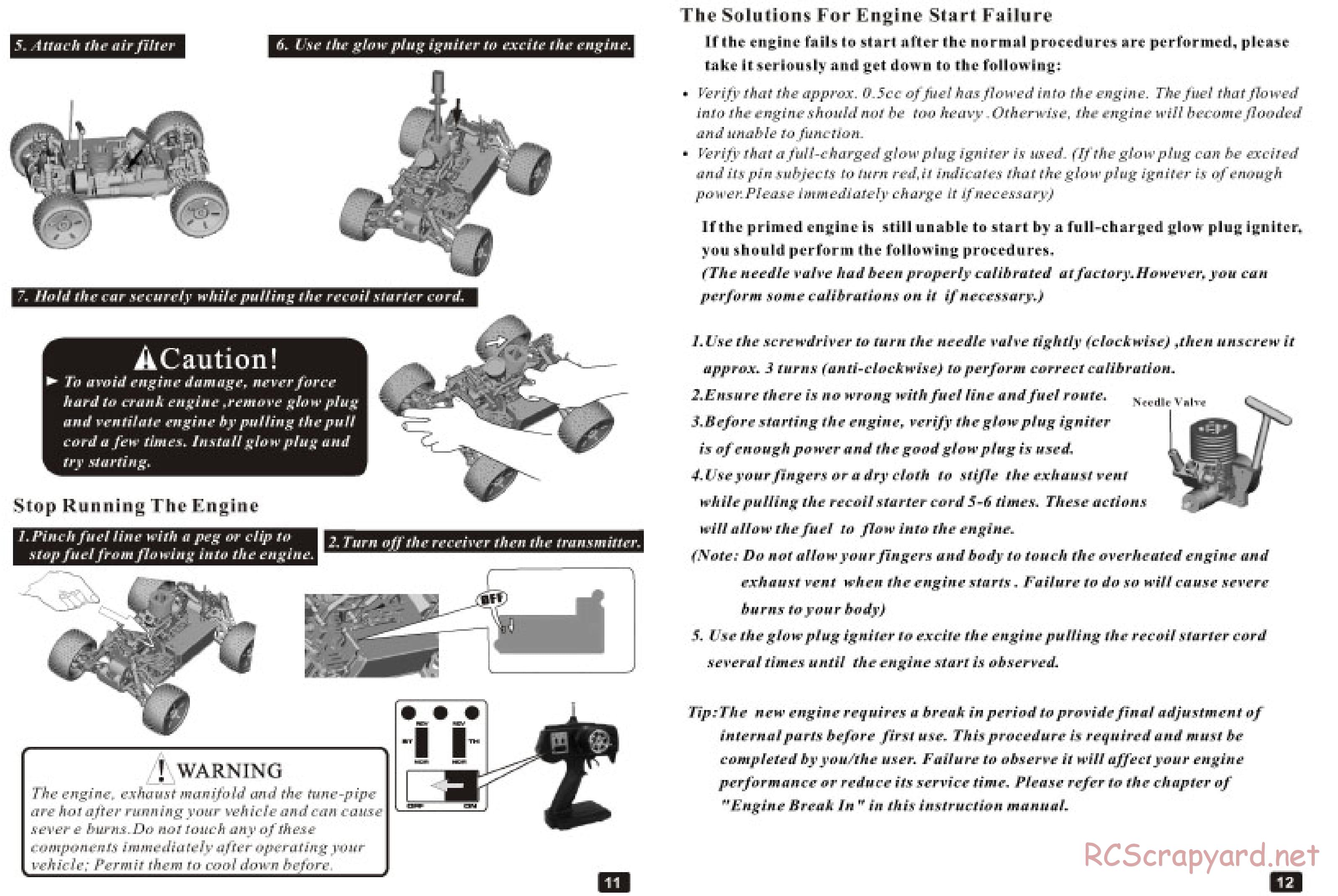 Himoto Racing - Rim Battler RS-1 - HI8116 - Manual - Page 7