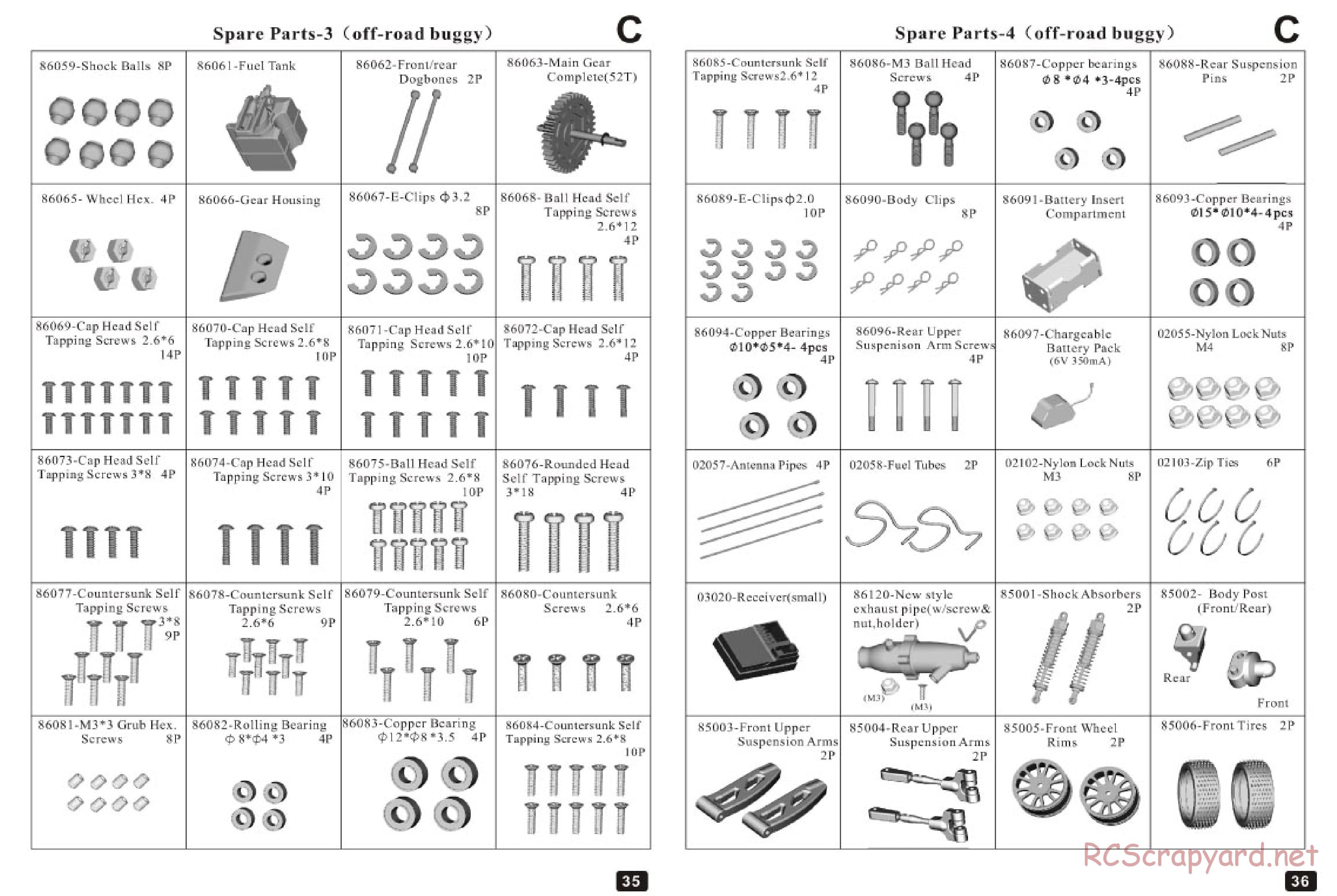 Himoto Racing - Mini Rattler RB1 - HI8116 - Manual - Page 21