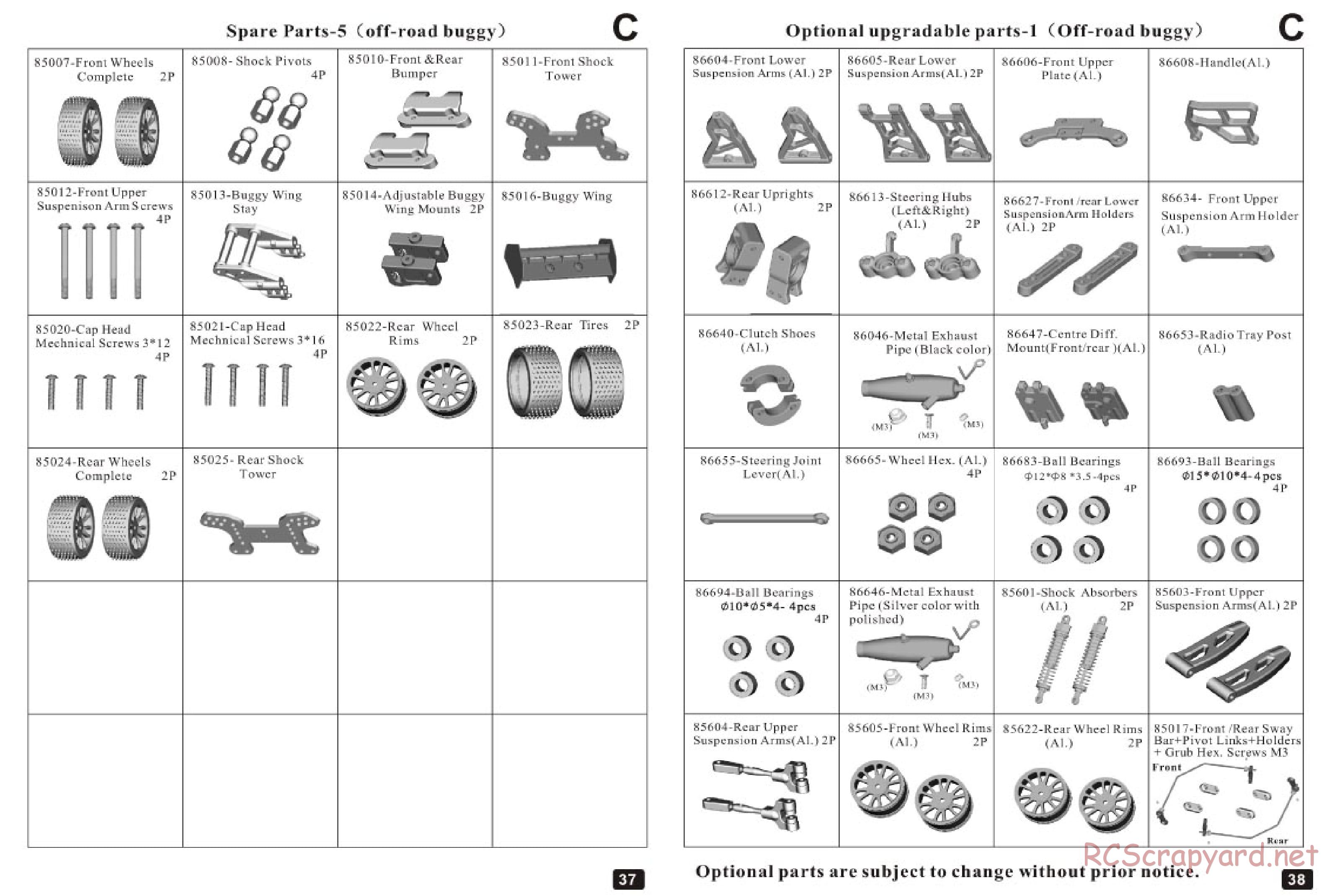 Himoto Racing - Mini Rattler RB1 - HI8116 - Manual - Page 22