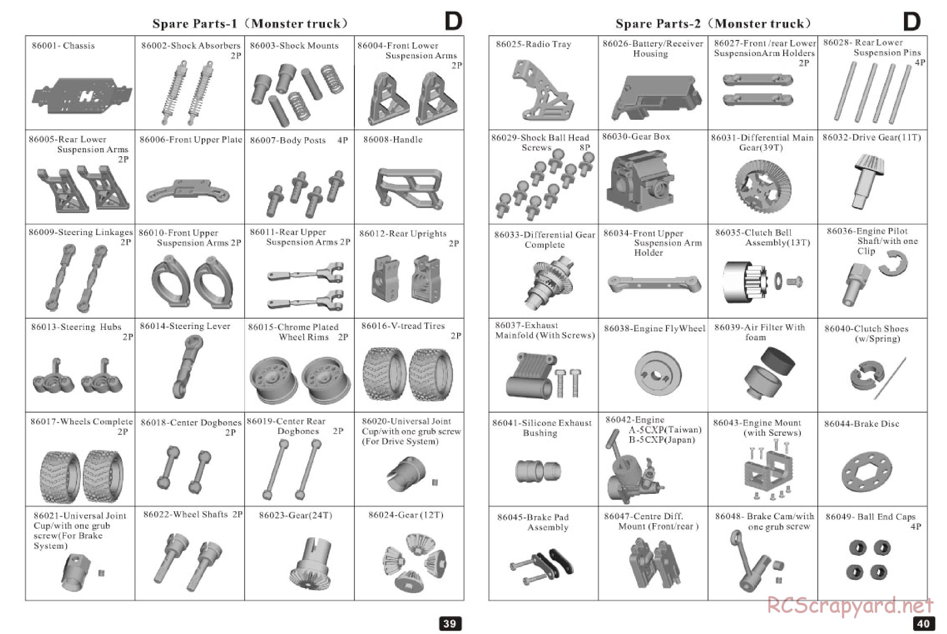 Himoto Racing - Rim Battler RS-1 - HI8116 - Manual - Page 24