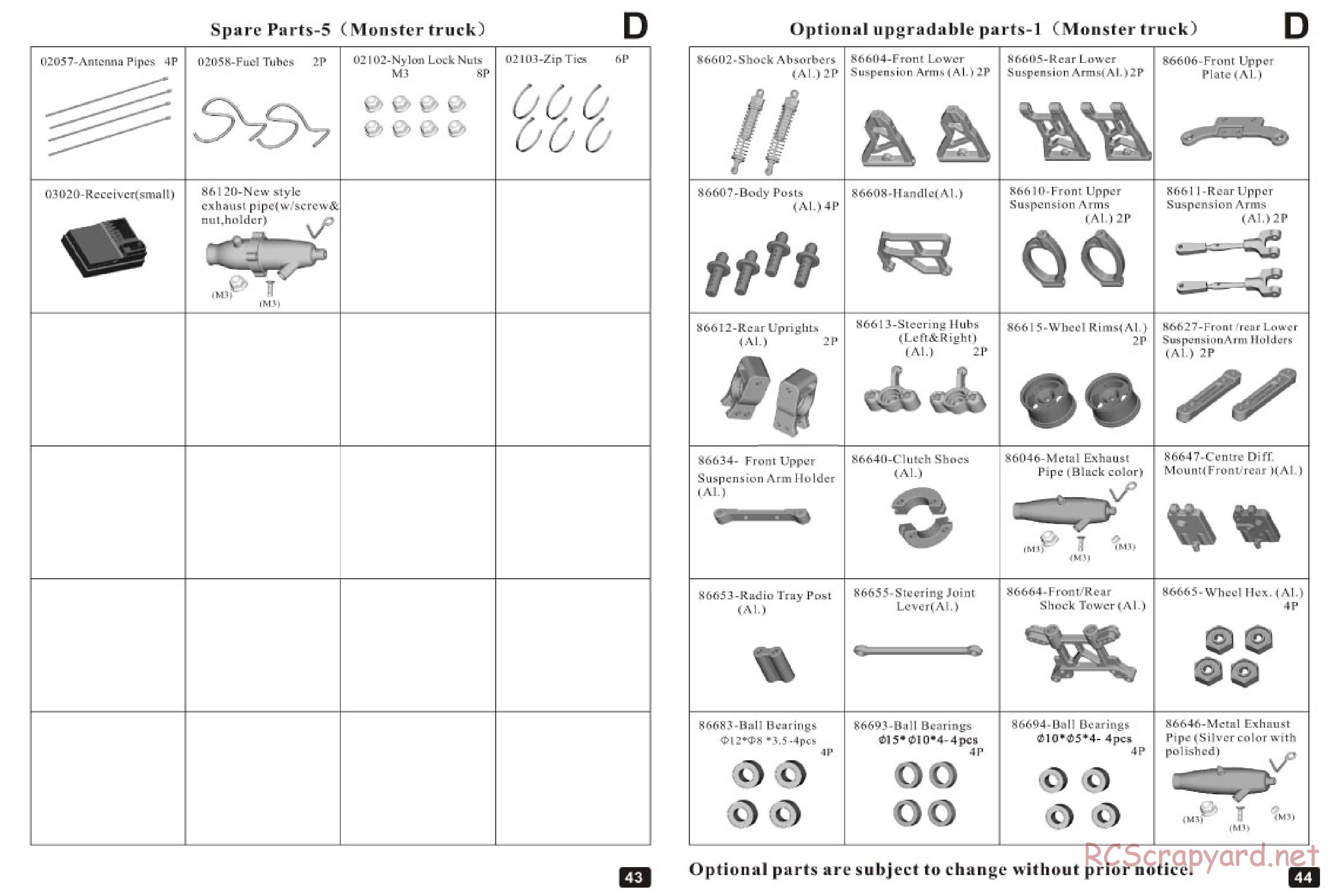 Himoto Racing - Rim Battler RS-1 - HI8116 - Manual - Page 26