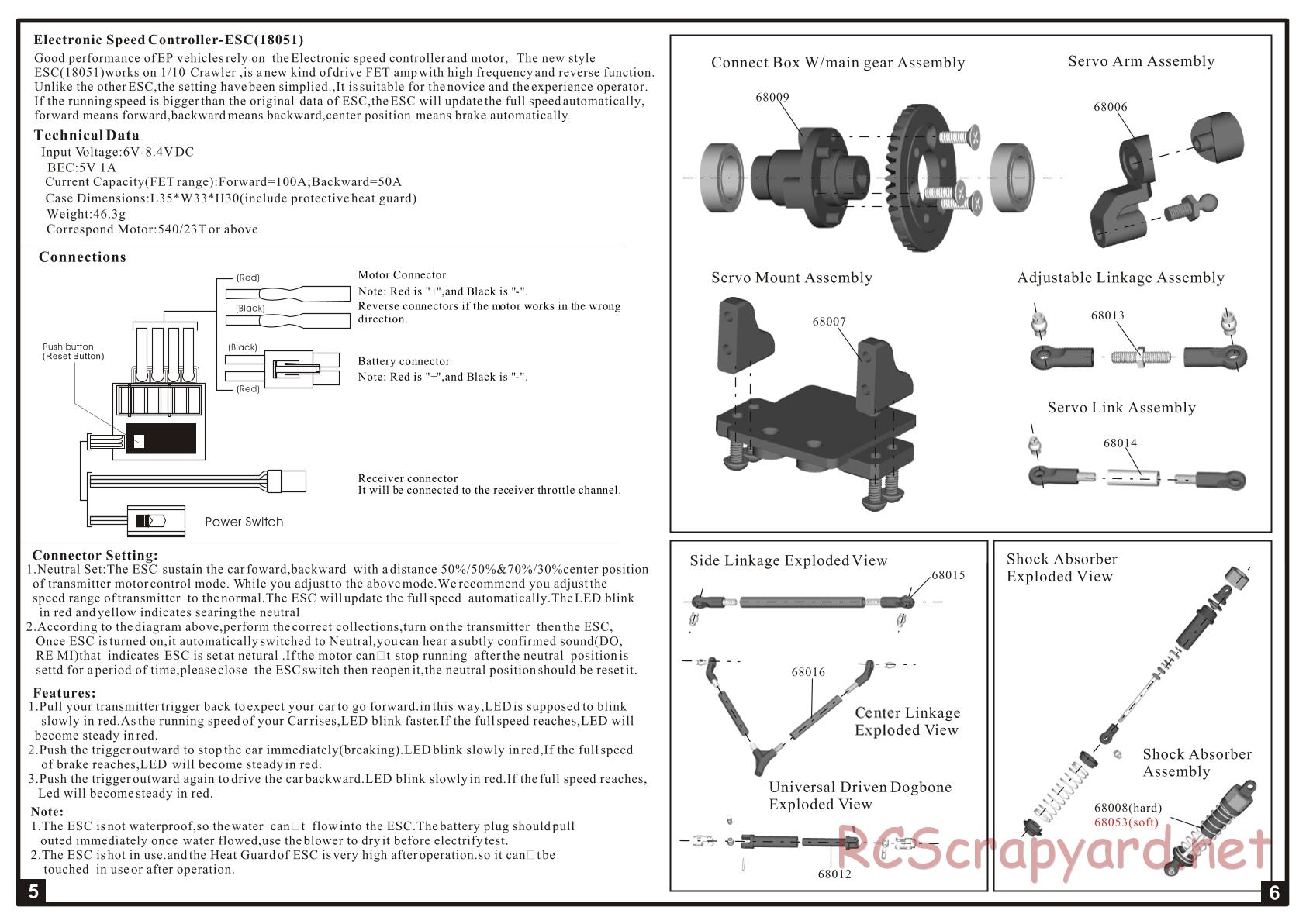 Himoto Racing - Mini Rock Crusher MRC-18 - Manual - Page 4