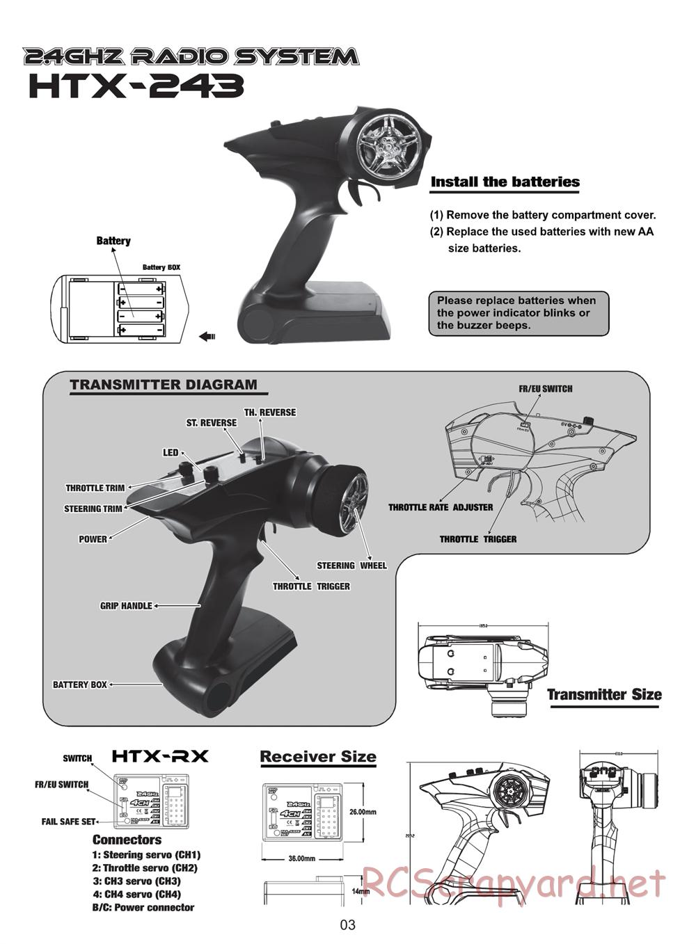 Himoto Racing - 1/18 Electric Models - Manual - Page 5