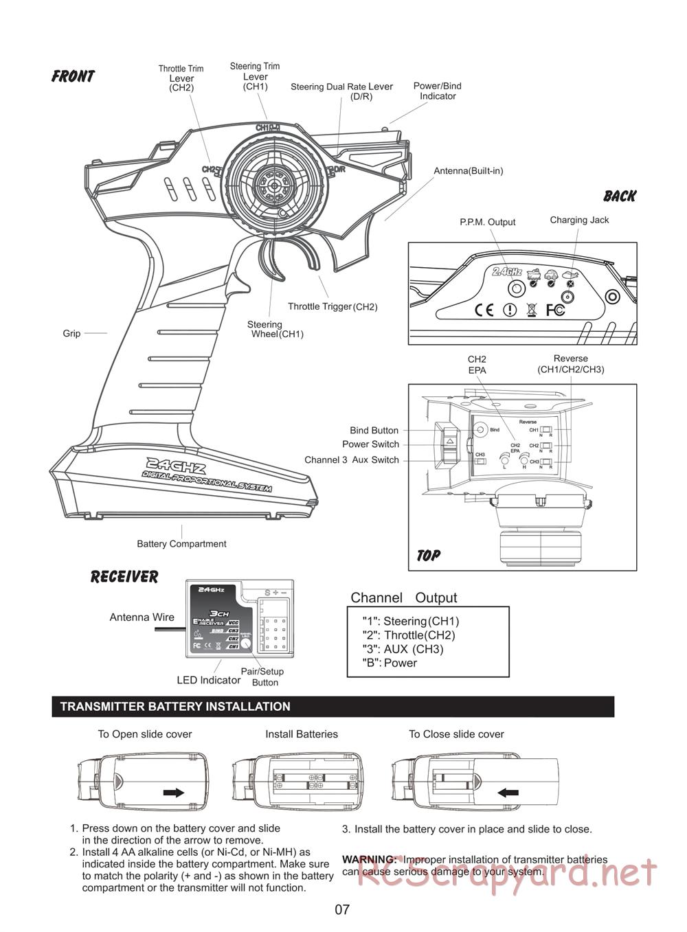 Himoto Racing - 1/18 Electric Models - Manual - Page 9