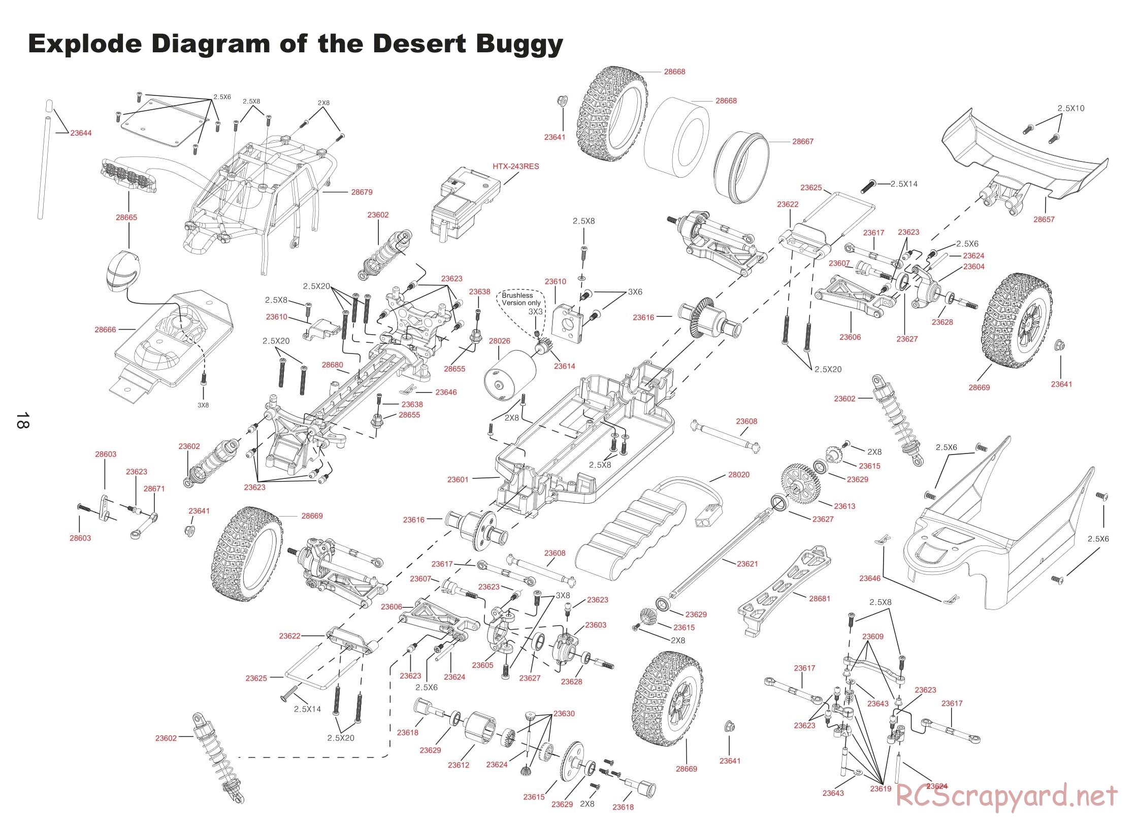 Himoto Racing - 1/18 Electric Models - Manual - Page 20