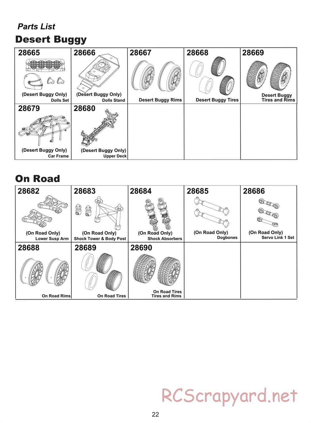 Himoto Racing - 1/18 Electric Models - Manual - Page 24