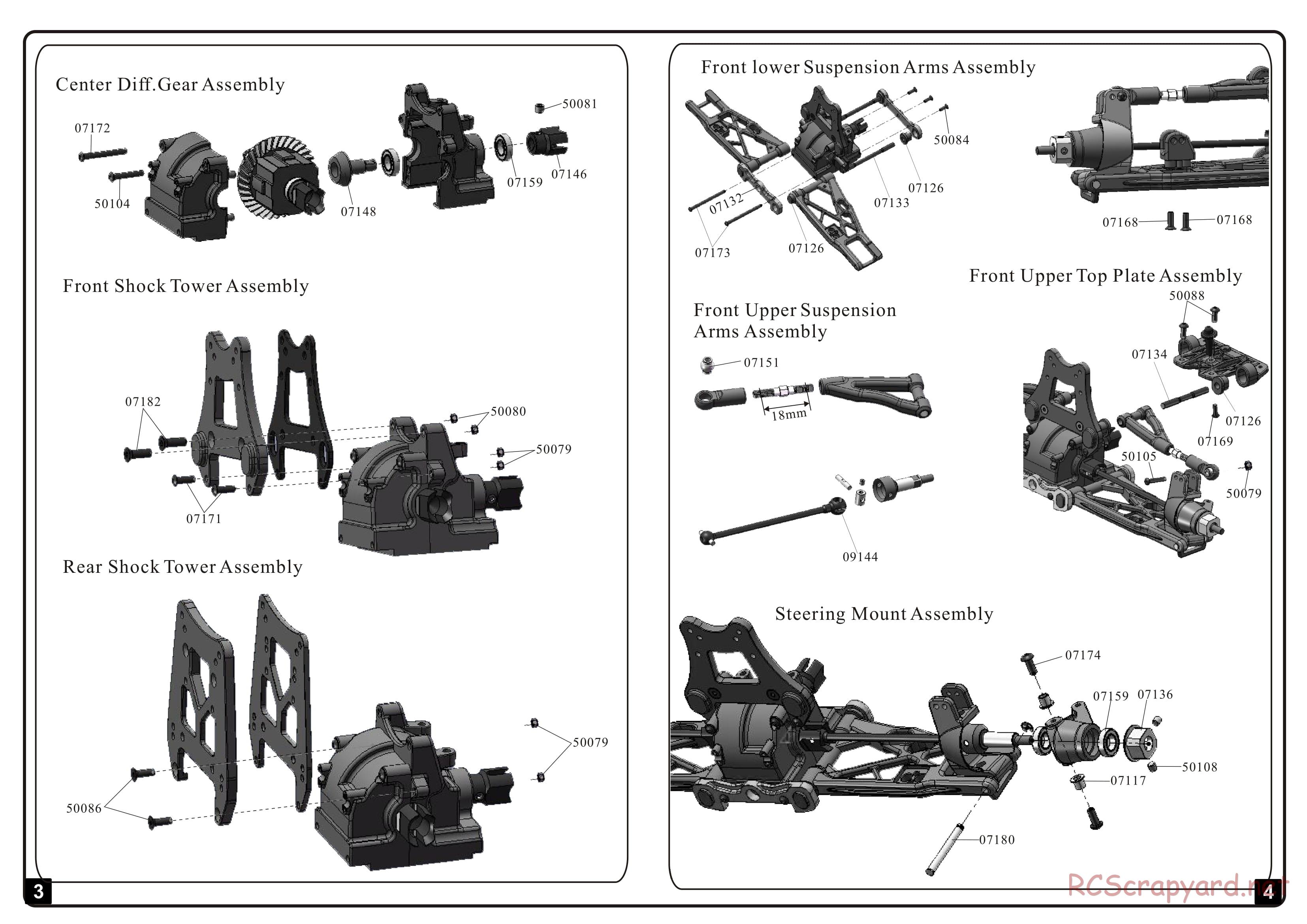 Himoto Racing - Trophy X5 - HI4079 - Manual - Page 3