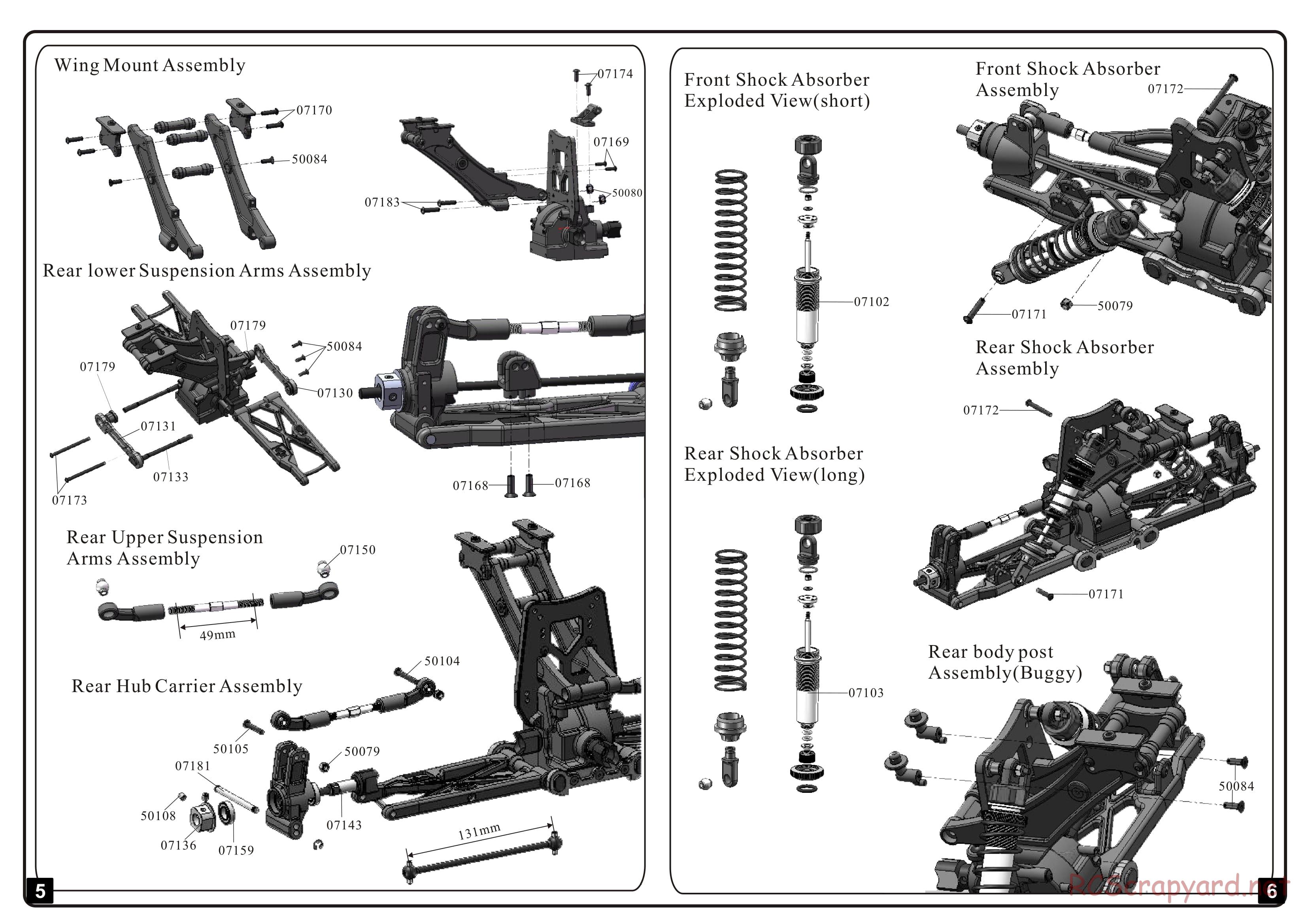 Himoto Racing - Trophy X5 - HI4079 - Manual - Page 4