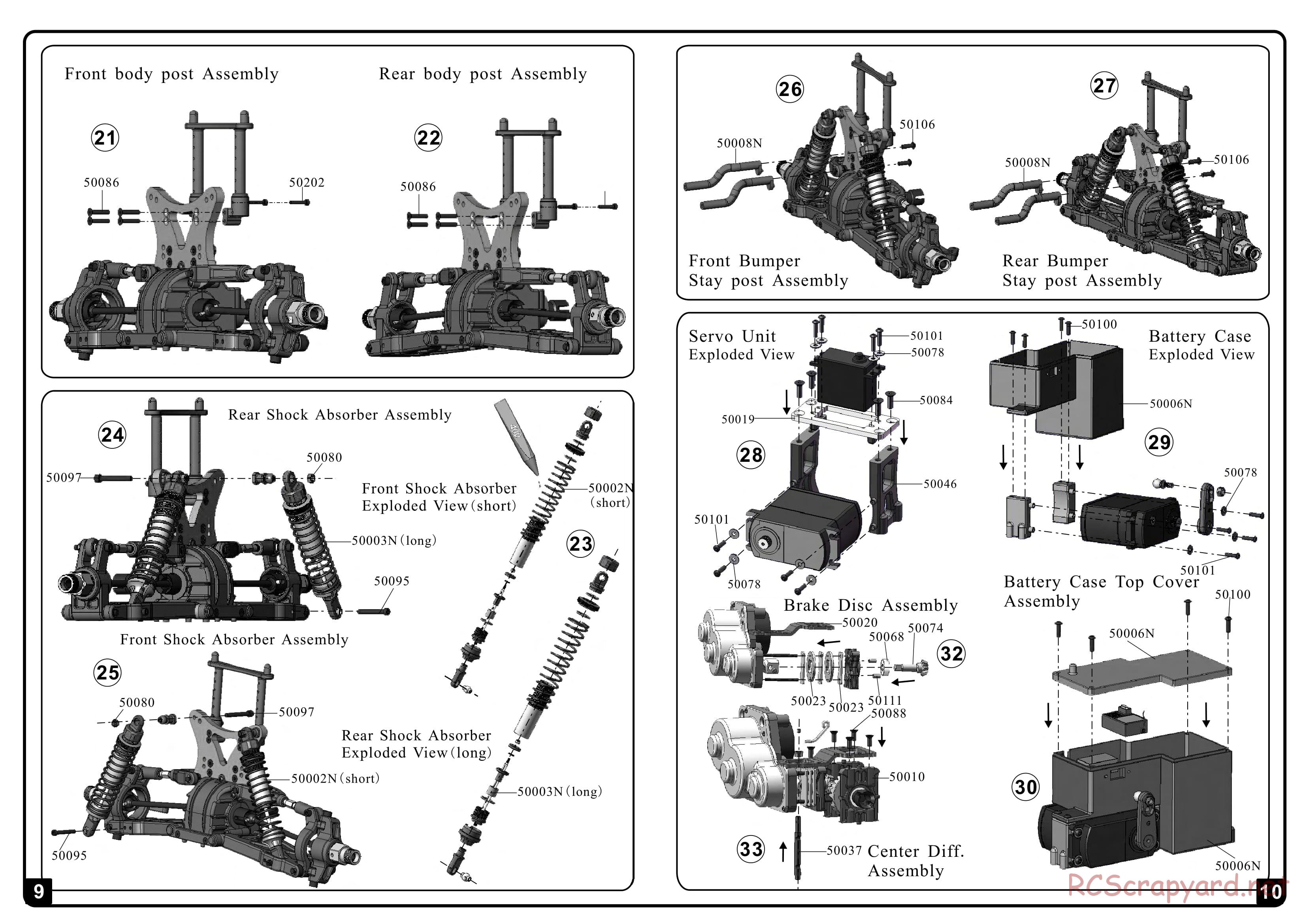 Himoto Racing - Raptor 5XB - HI4054 - Manual - Page 6