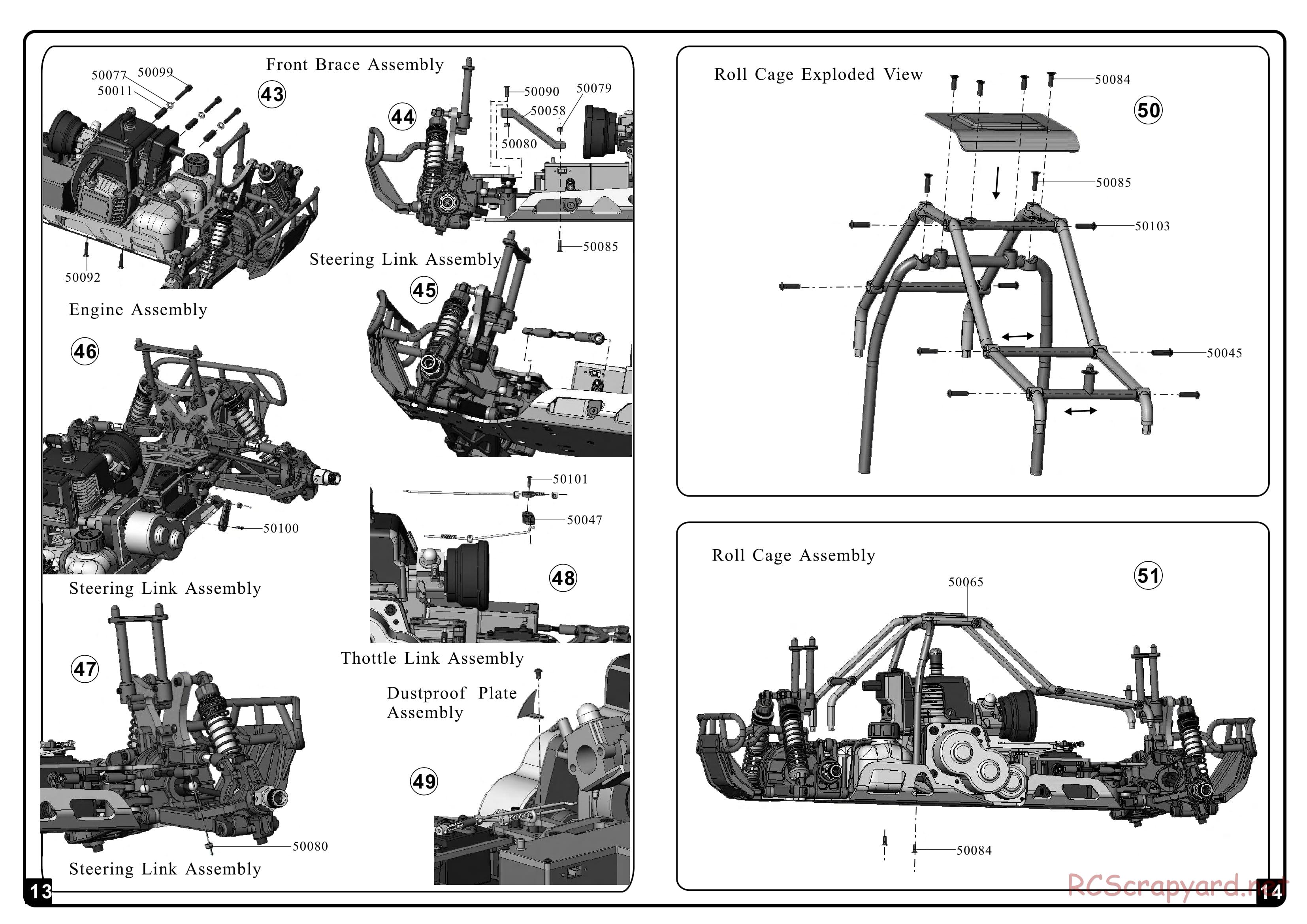 Himoto Racing - Raptor 5XB - HI4054 - Manual - Page 8