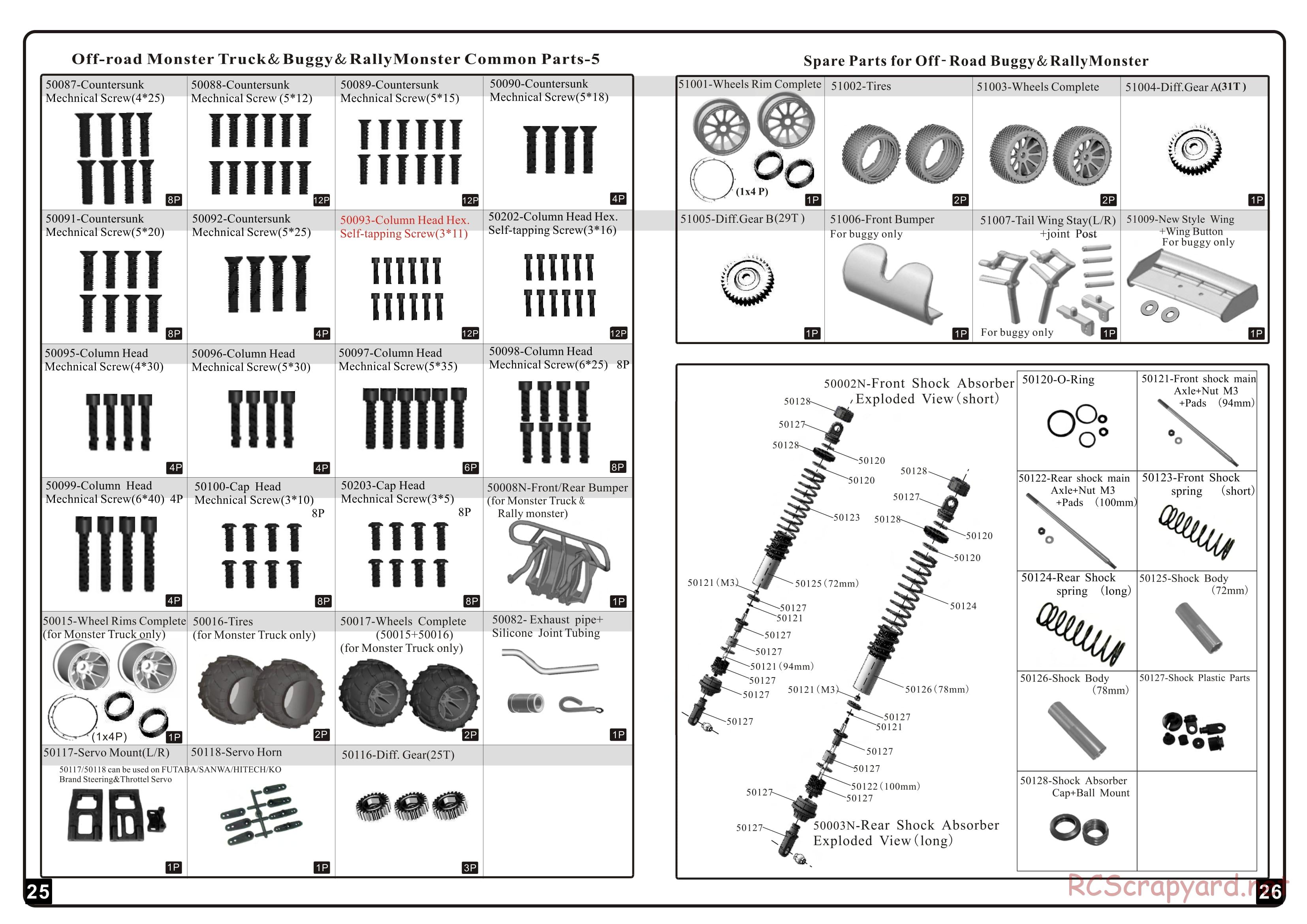 Himoto Racing - Raptor 5XB - HI4054 - Manual - Page 14