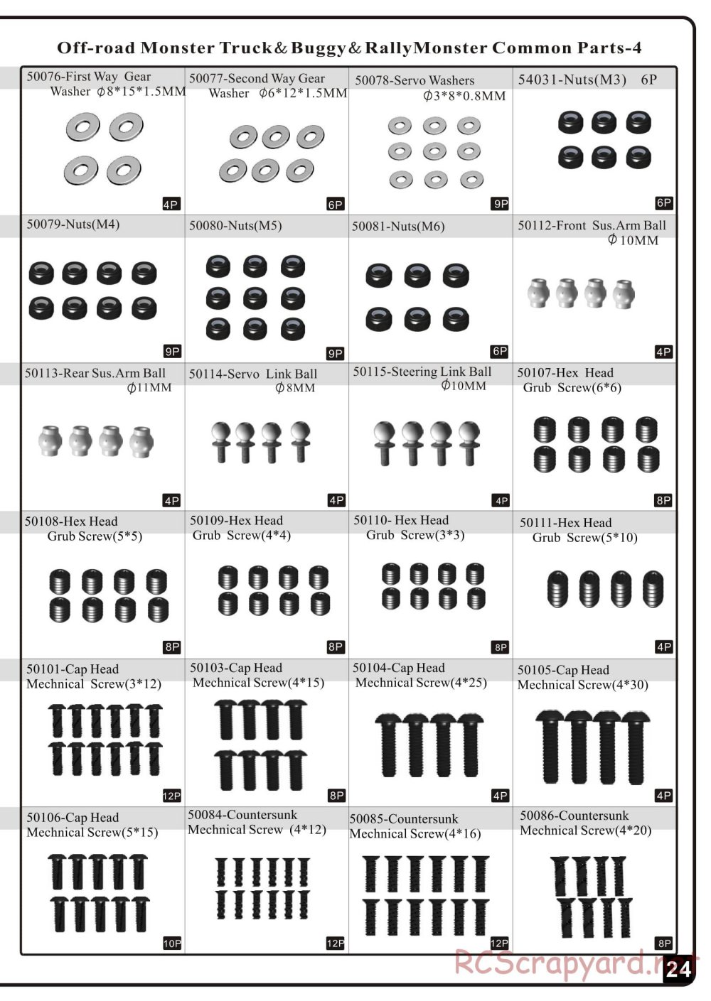 Himoto Racing - Raptor 5XB - HI4054 - Manual - Page 21