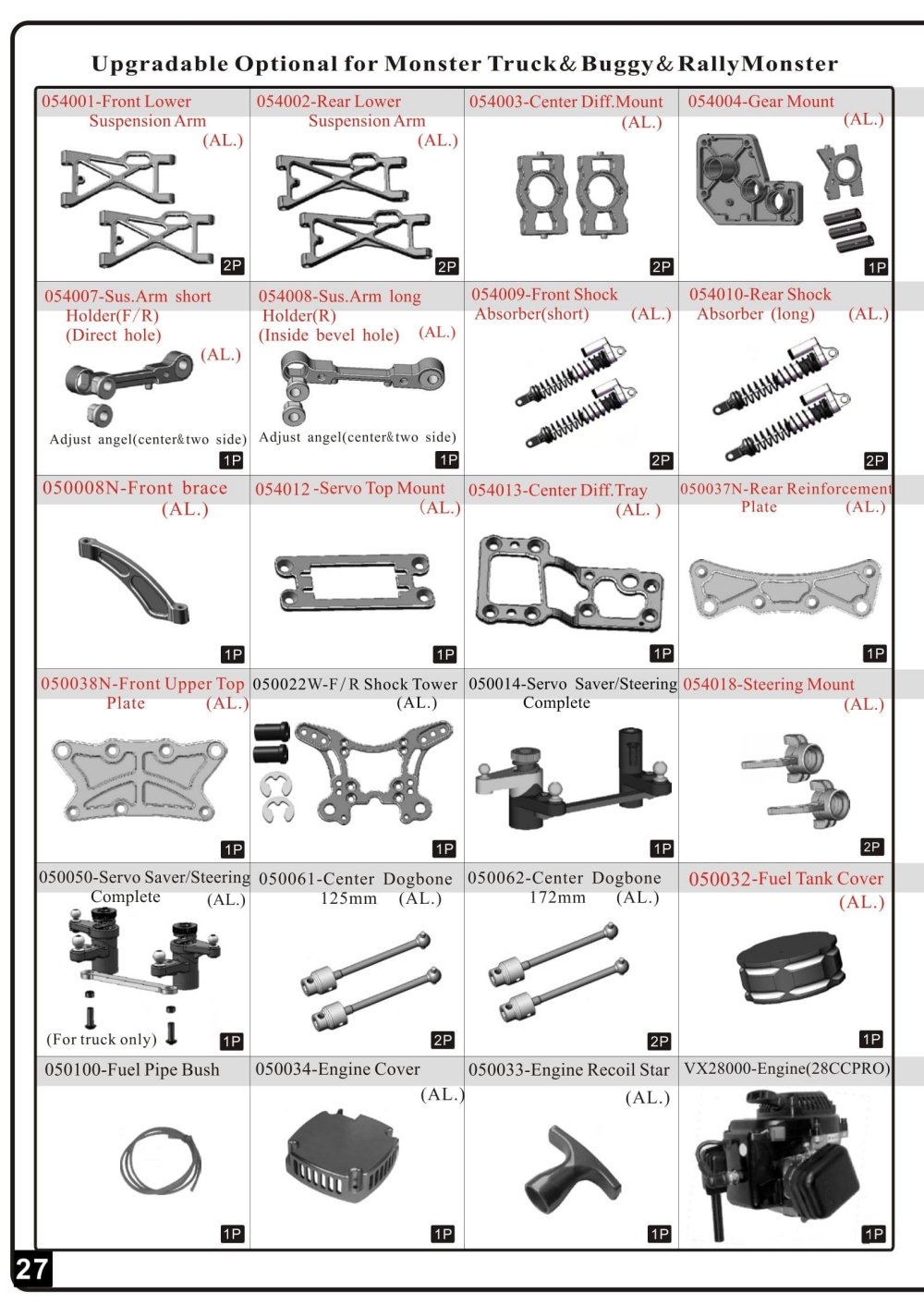 Himoto Racing - Megap 1:5 Monster Truck - HI6505 - Manual - Page 24