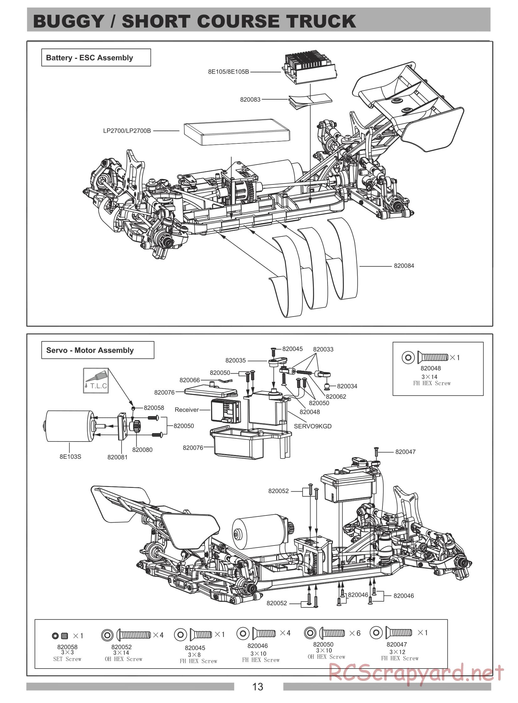 Himoto Racing - Ziege - E8XT / E8XTL - Manual - Page 14