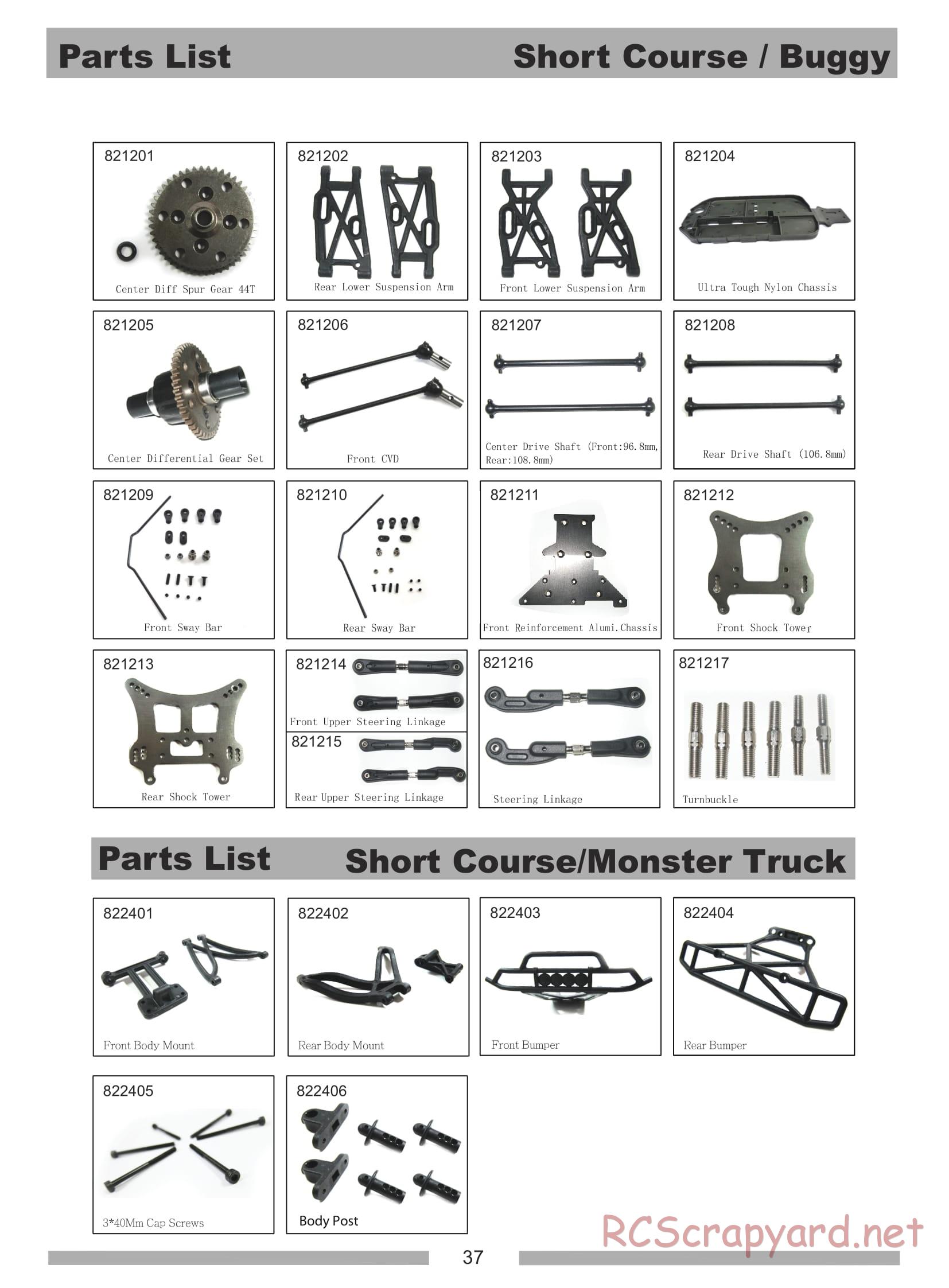 Himoto Racing - Mayhem - E8SC / E8SCL - Manual - Page 34