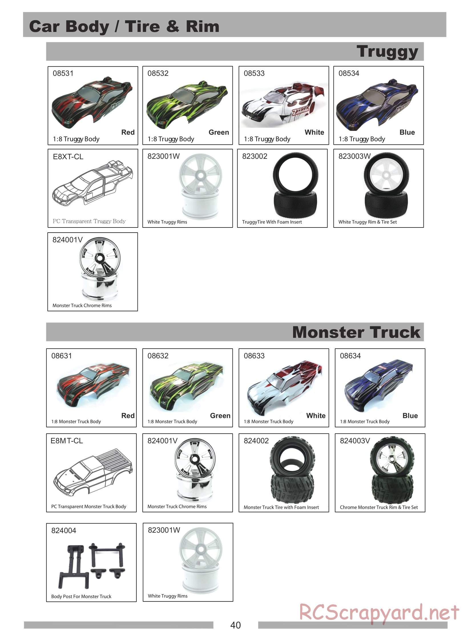 Himoto Racing - Mayhem - E8SC / E8SCL - Manual - Page 37