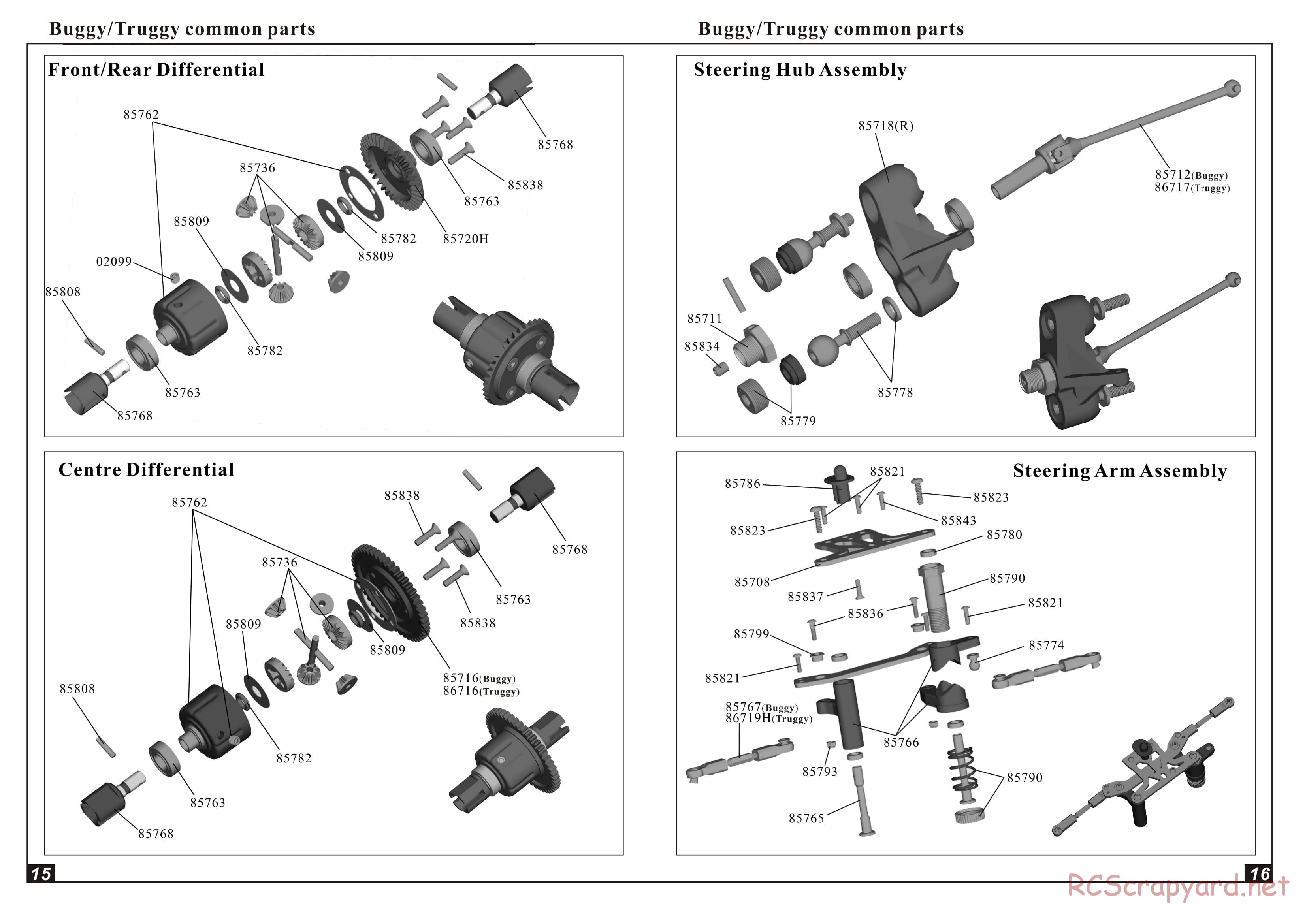 Himoto Racing - 1/8 Truggy - RXT-1 - Manual - Page 9