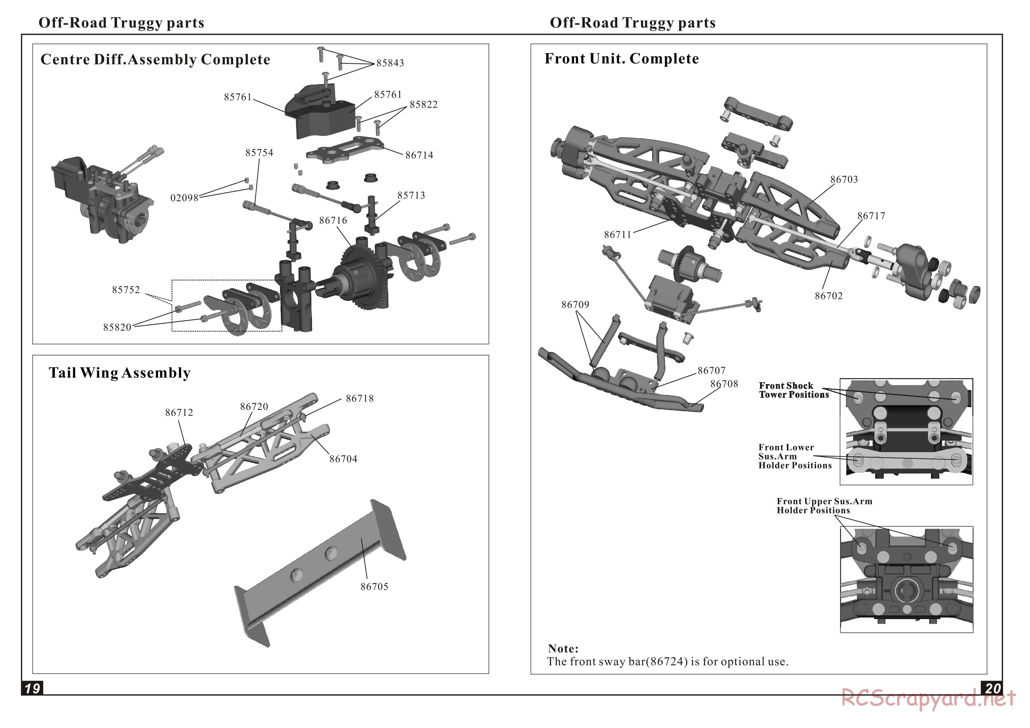 Himoto Racing - 1/8 Truggy - RXT-1 - Manual - Page 11