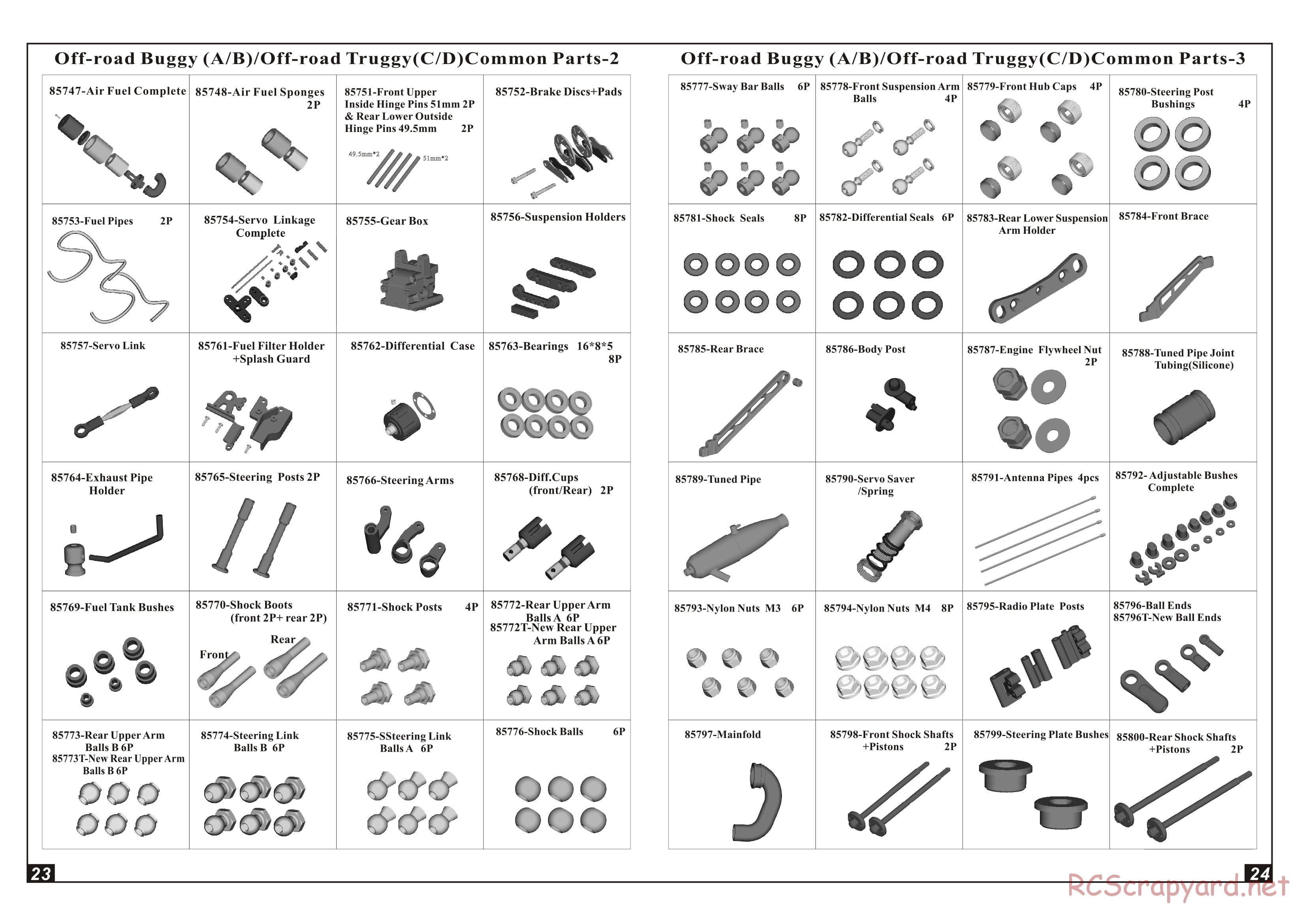 Himoto Racing - 1/8 Truggy - RXT-1 - Manual - Page 13