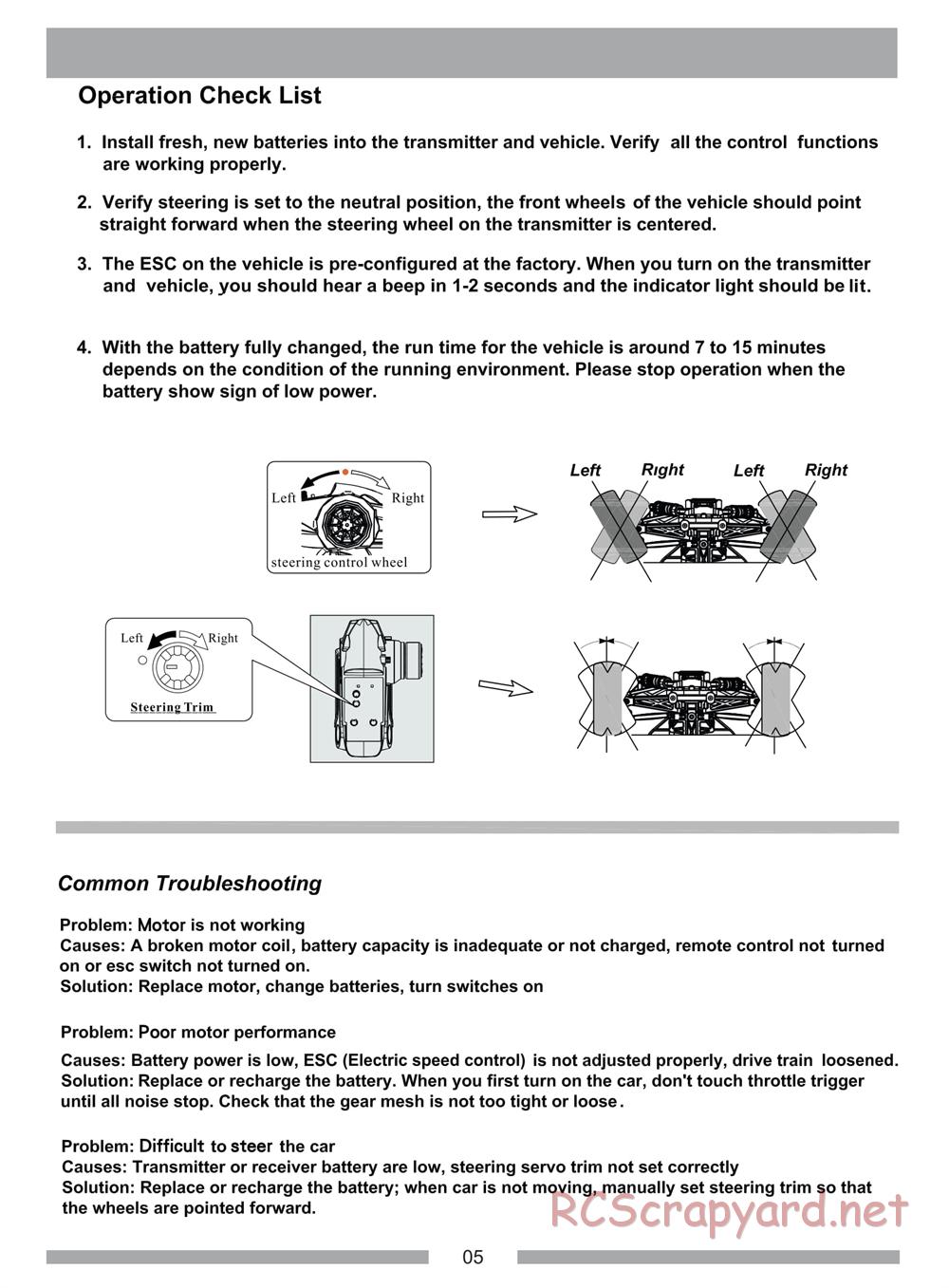 Himoto Racing - Cluster - N8MT - Manual - Page 7