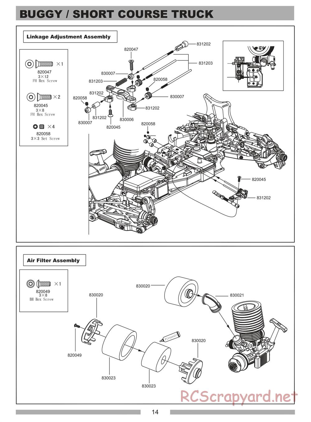 Himoto Racing - Cluster - N8MT - Manual - Page 16