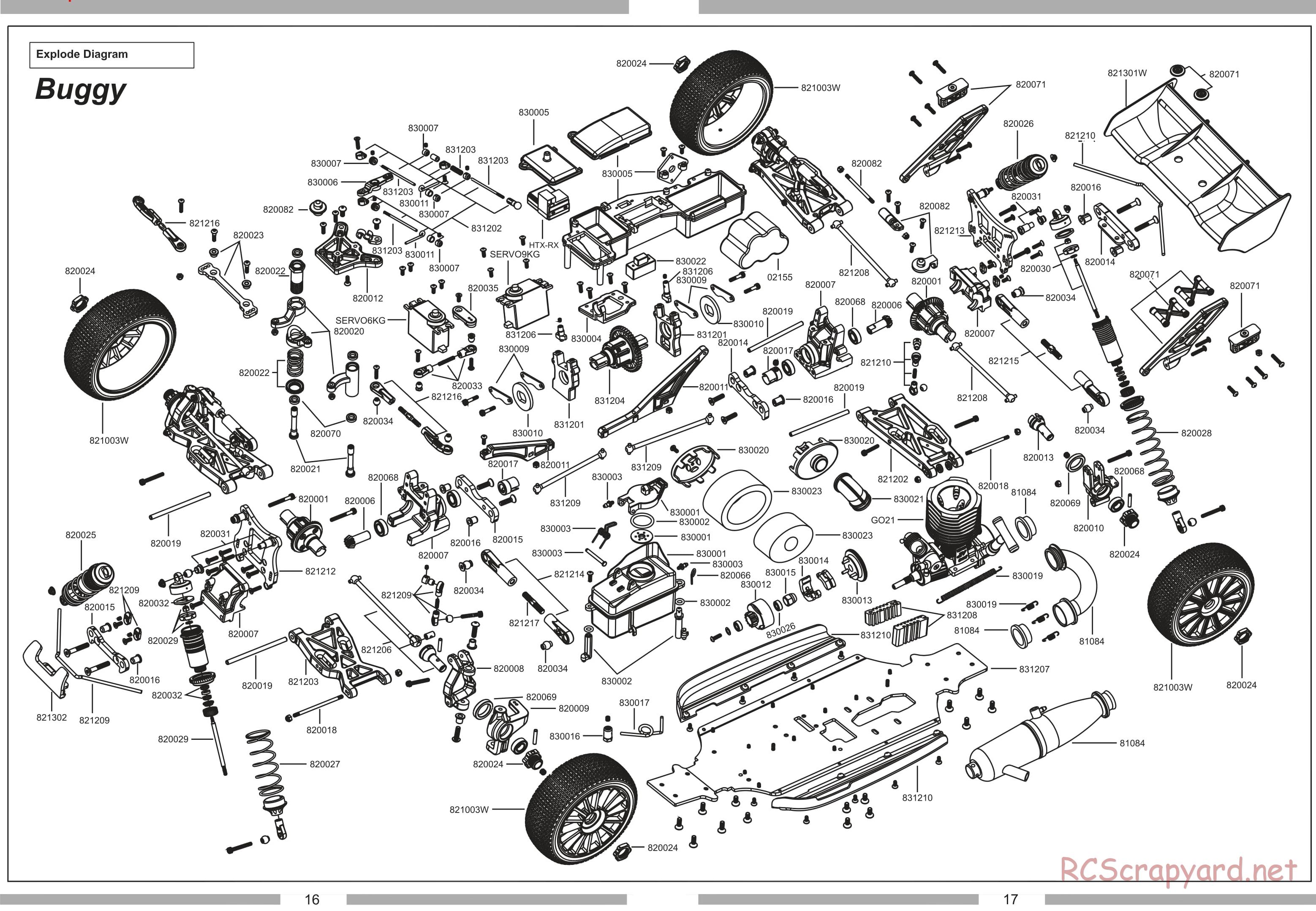 Himoto Racing - Cluster - N8MT - Manual - Page 18