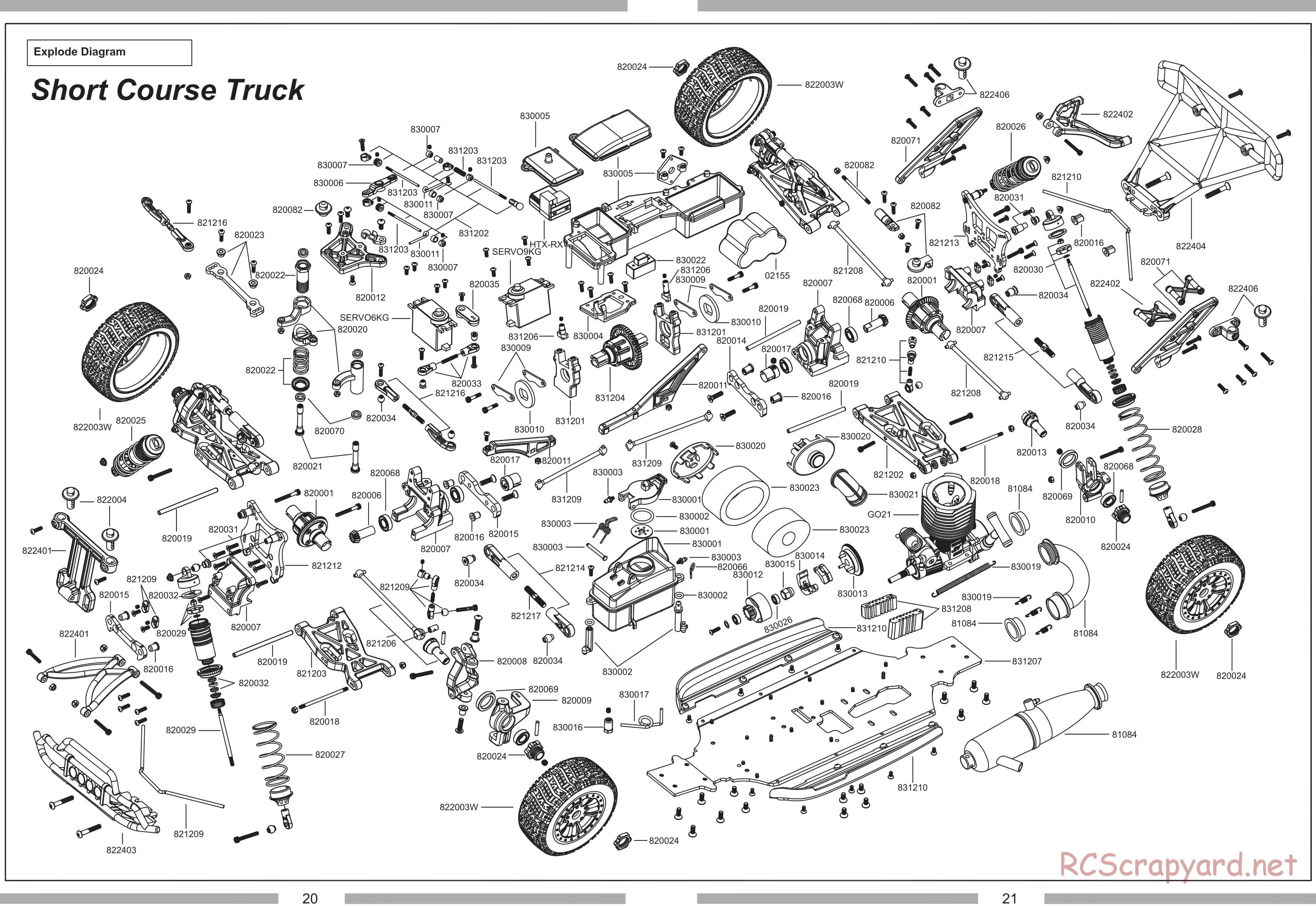 Himoto Racing - Cluster - N8MT - Manual - Page 21