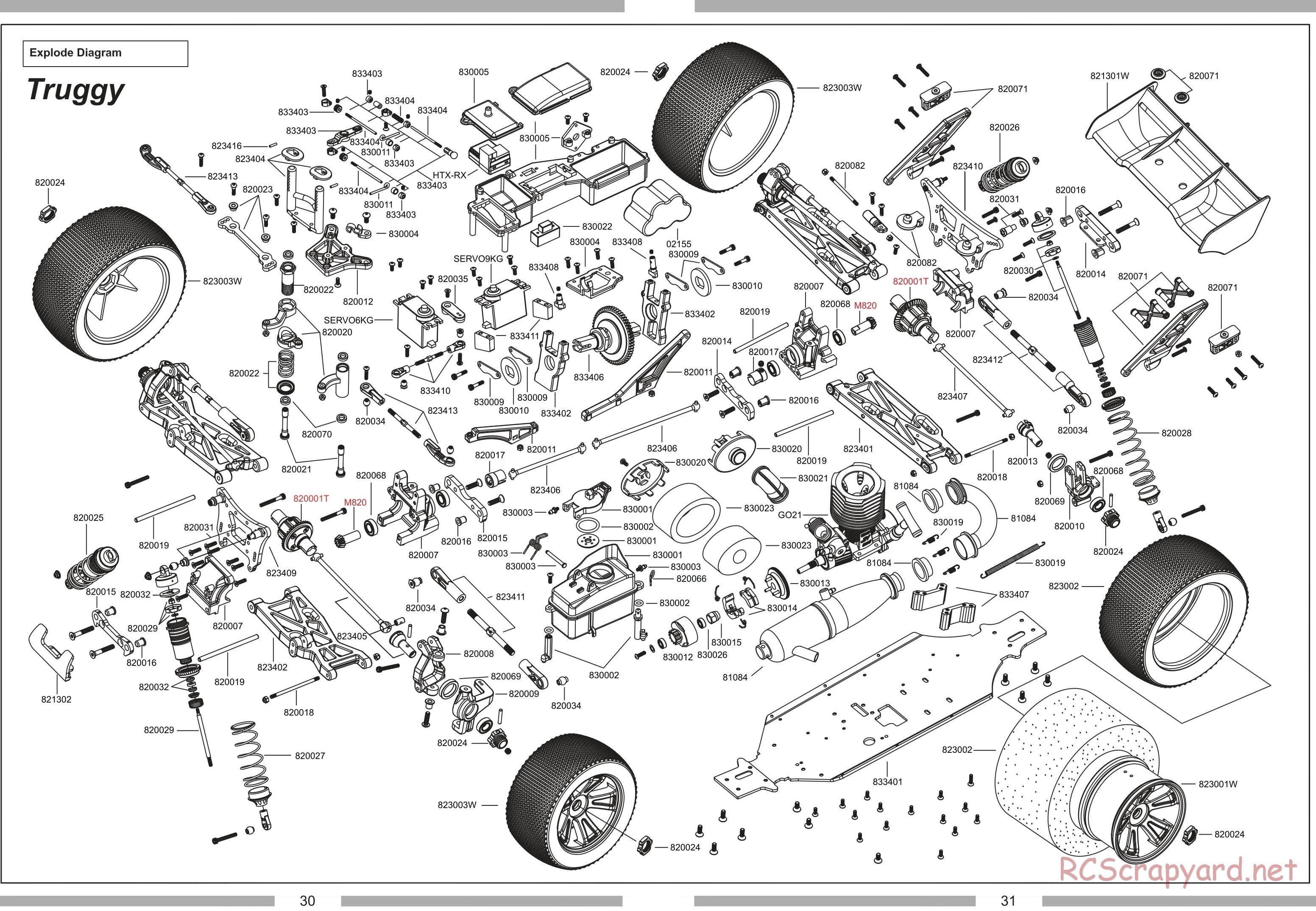 Himoto Racing - Cluster - N8MT - Manual - Page 30