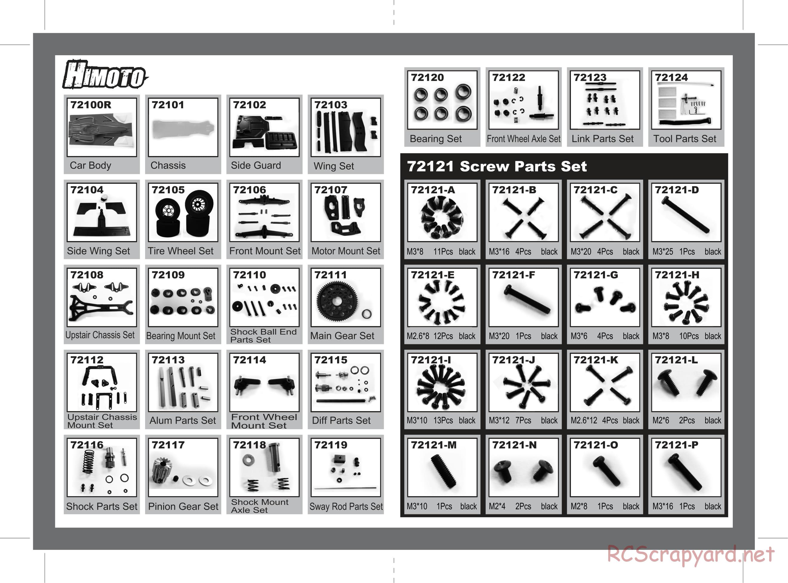 Himoto Racing - Formula Car (F1) - HI1121 - Manual - Page 4