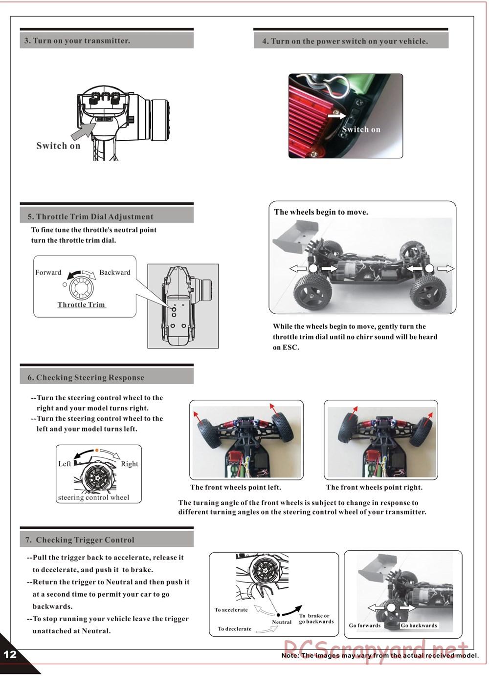 Himoto Racing - Megae MT10 - HI3198 / HI3198BL - Manual - Page 14