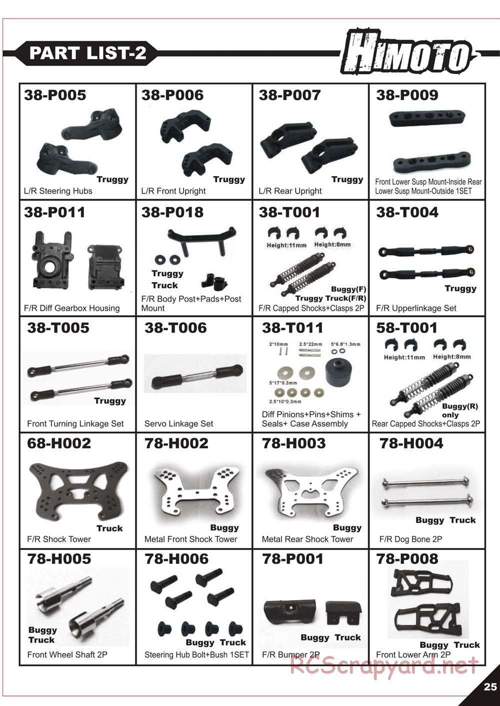 Himoto Racing - Megae XB10 - HI3188 / HI3188BL - Manual - Page 27