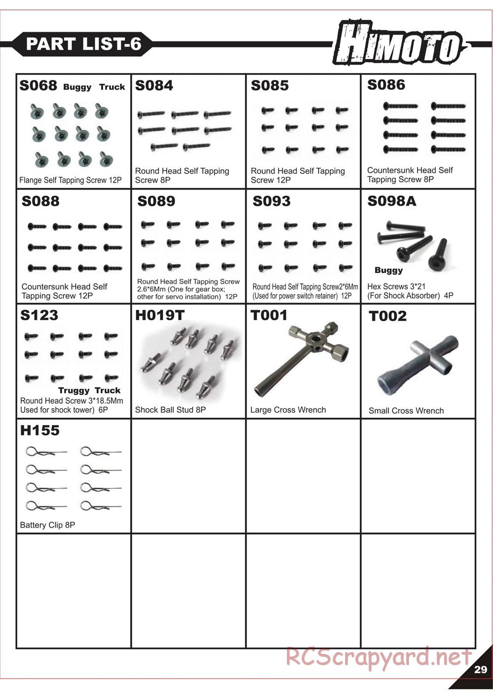 Himoto Racing - Megae XB10 - HI3188 / HI3188BL - Manual - Page 31