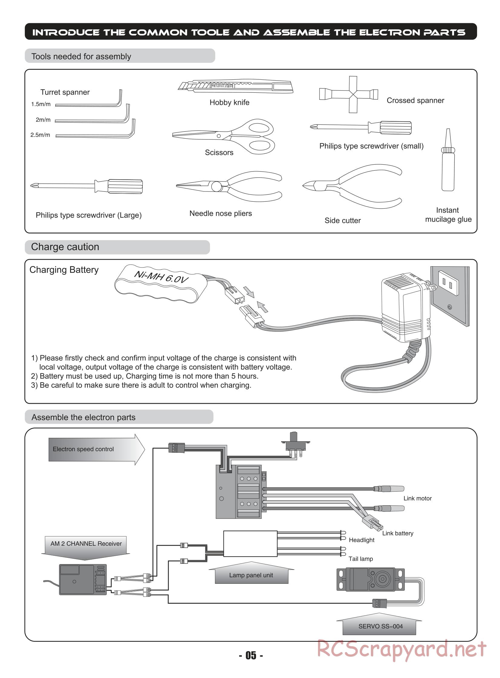 Himoto Racing - Mini Drift Lightning Car - HI718 - Manual - Page 7