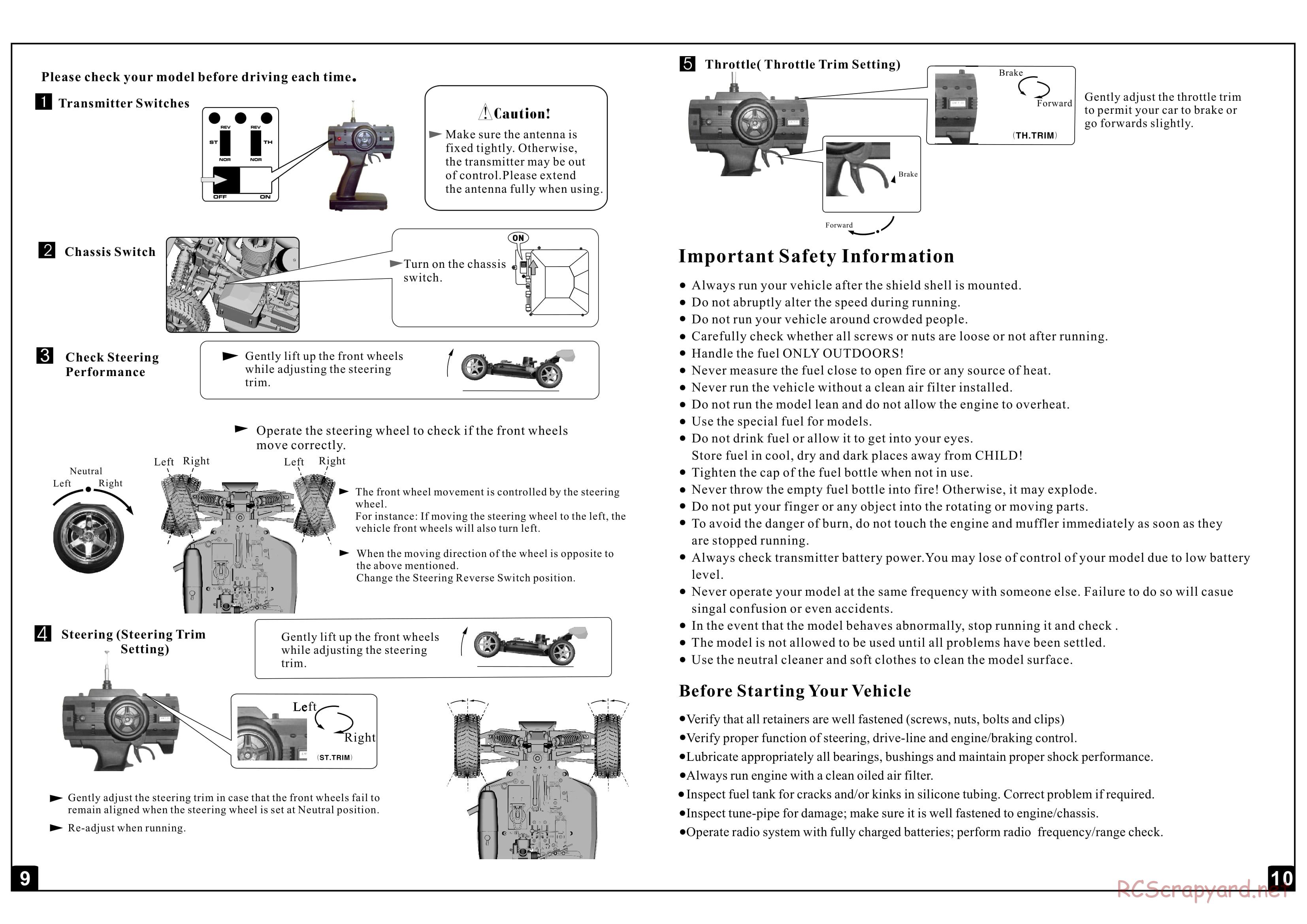 Himoto Racing - Rancho Pro - HI6202 - Manual - Page 6