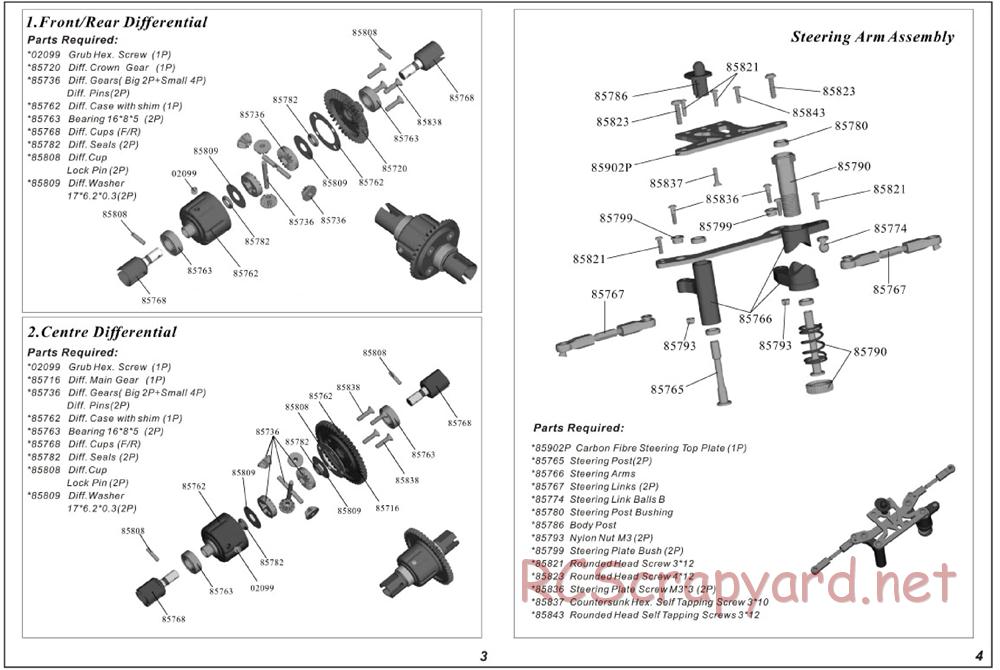 Himoto Racing - 1/8 Buggy - RXB-1 Pro - Manual - Page 3