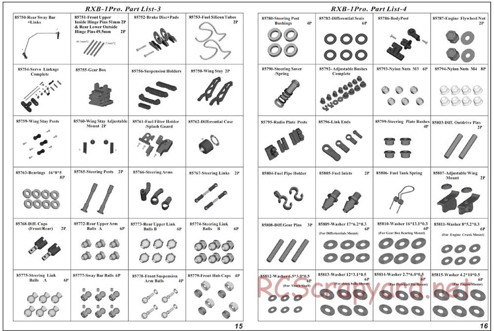 Himoto Racing - 1/8 Buggy - RXB-1 Pro - Manual - Page 9