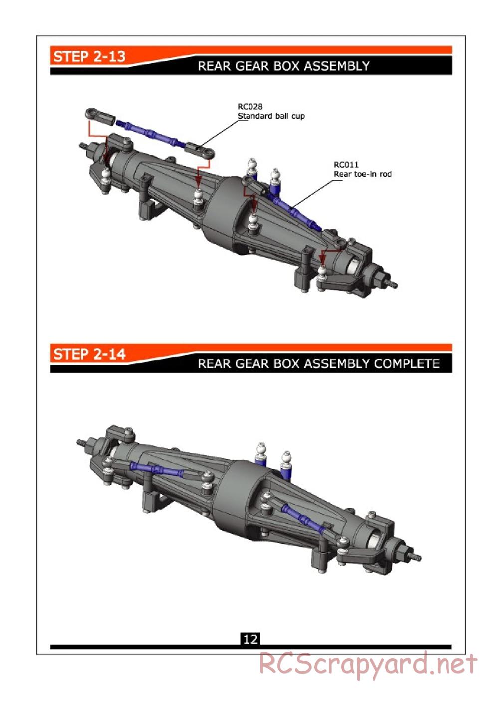 Himoto Racing - Rock Crusher RCF-1 - Manual - Page 13