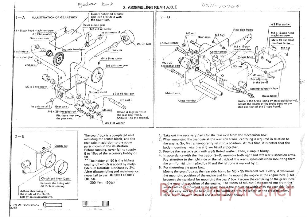 Hirobo - Dome Zero - Manual - Page 3