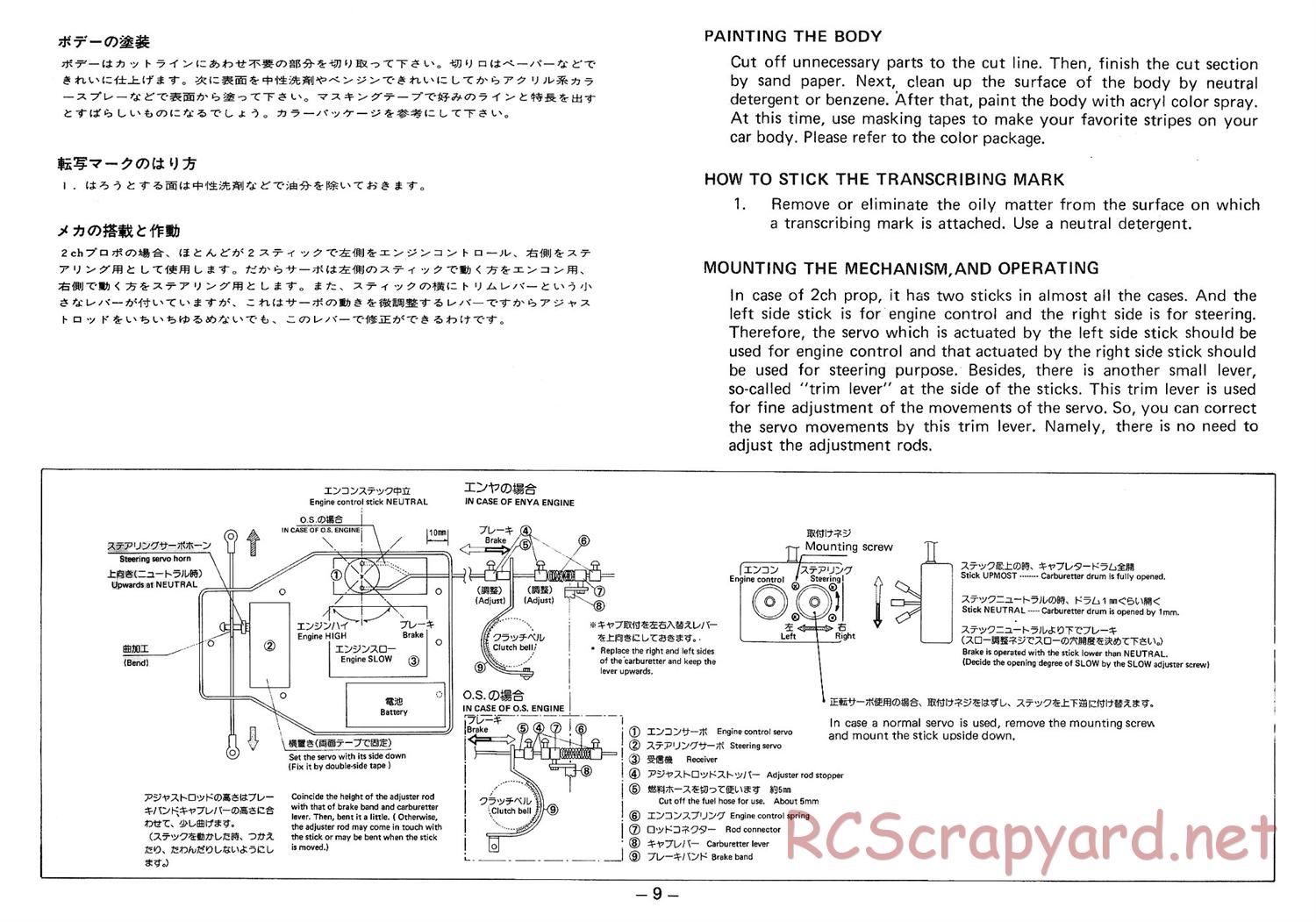 Hirobo - Nine Beat Buggy - Manual - Page 10