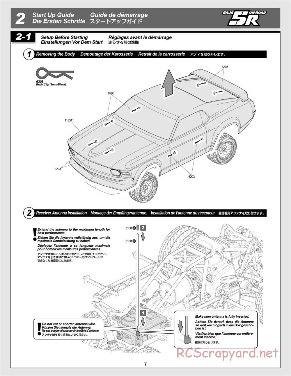 HPI - Baja 5R - Manual - Page 7