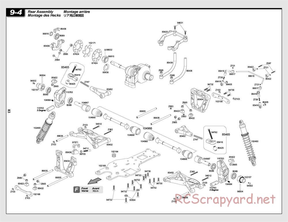 HPI - Baja 5R - Exploded View - Page 83