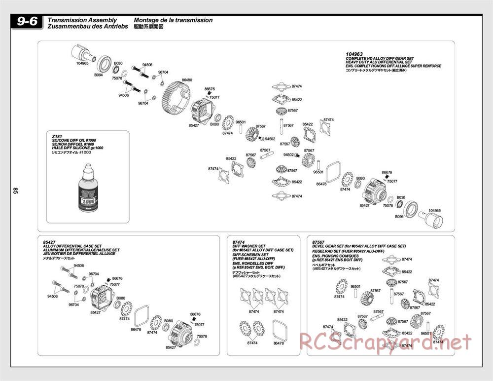 HPI - Baja 5R - Exploded View - Page 85